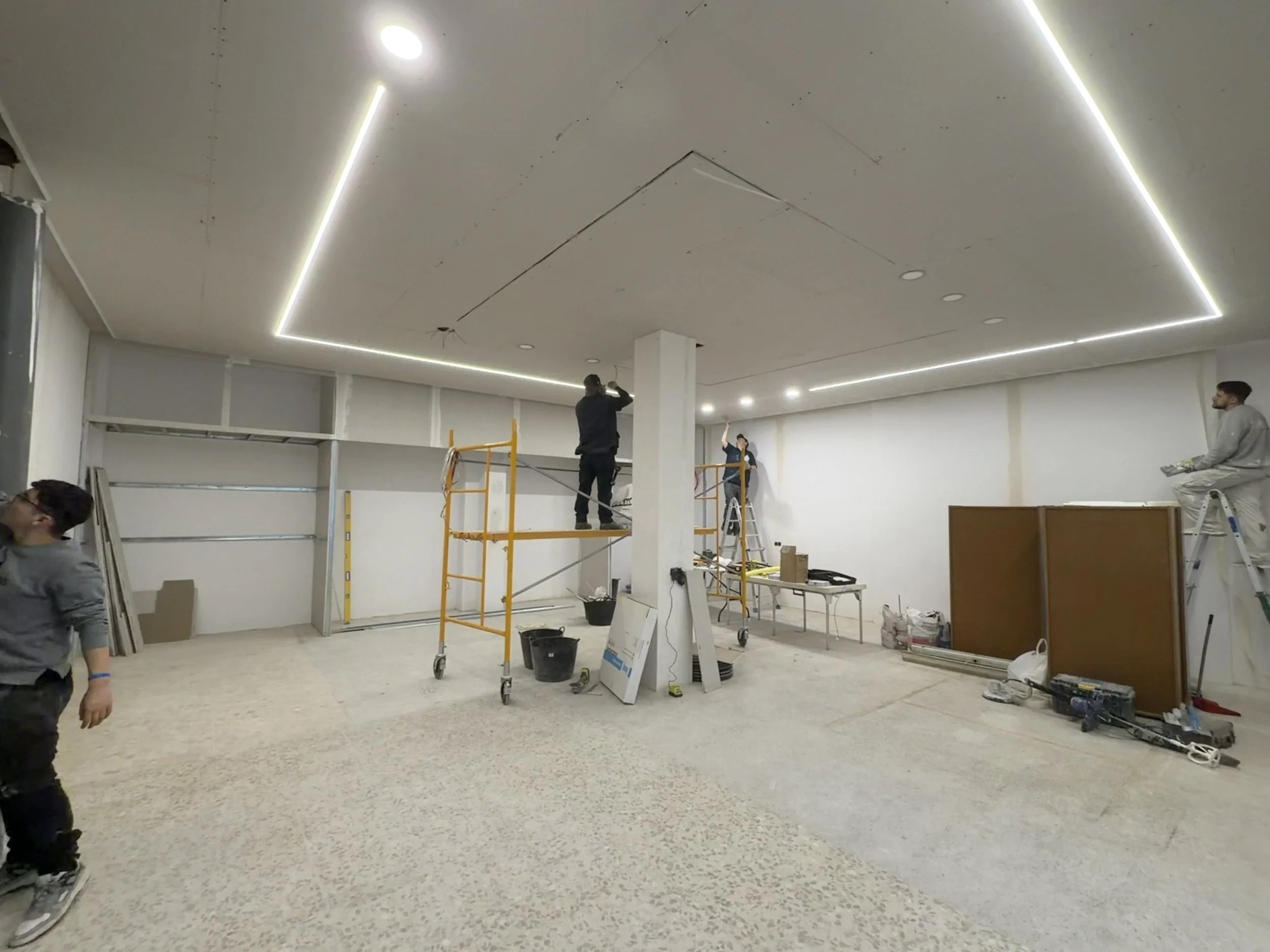 Spain Building Progress