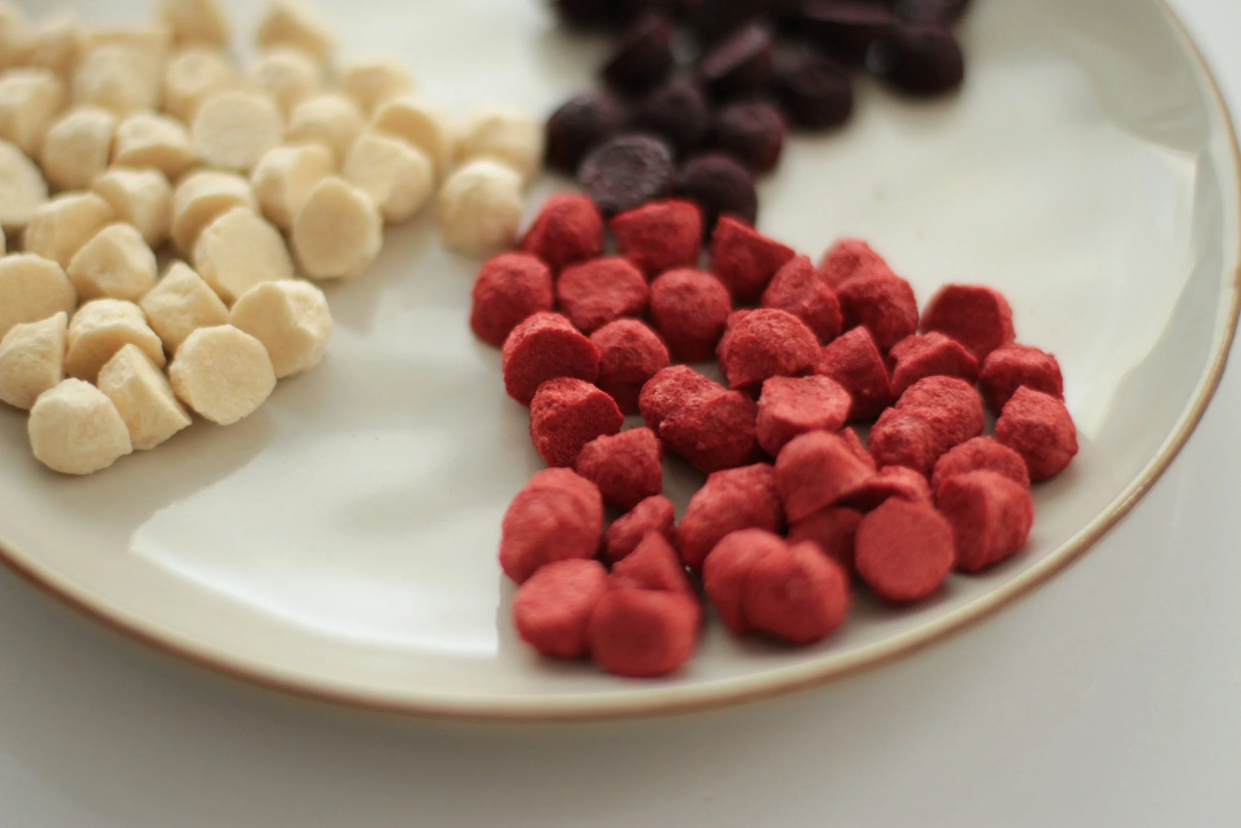 Freeze dried melts