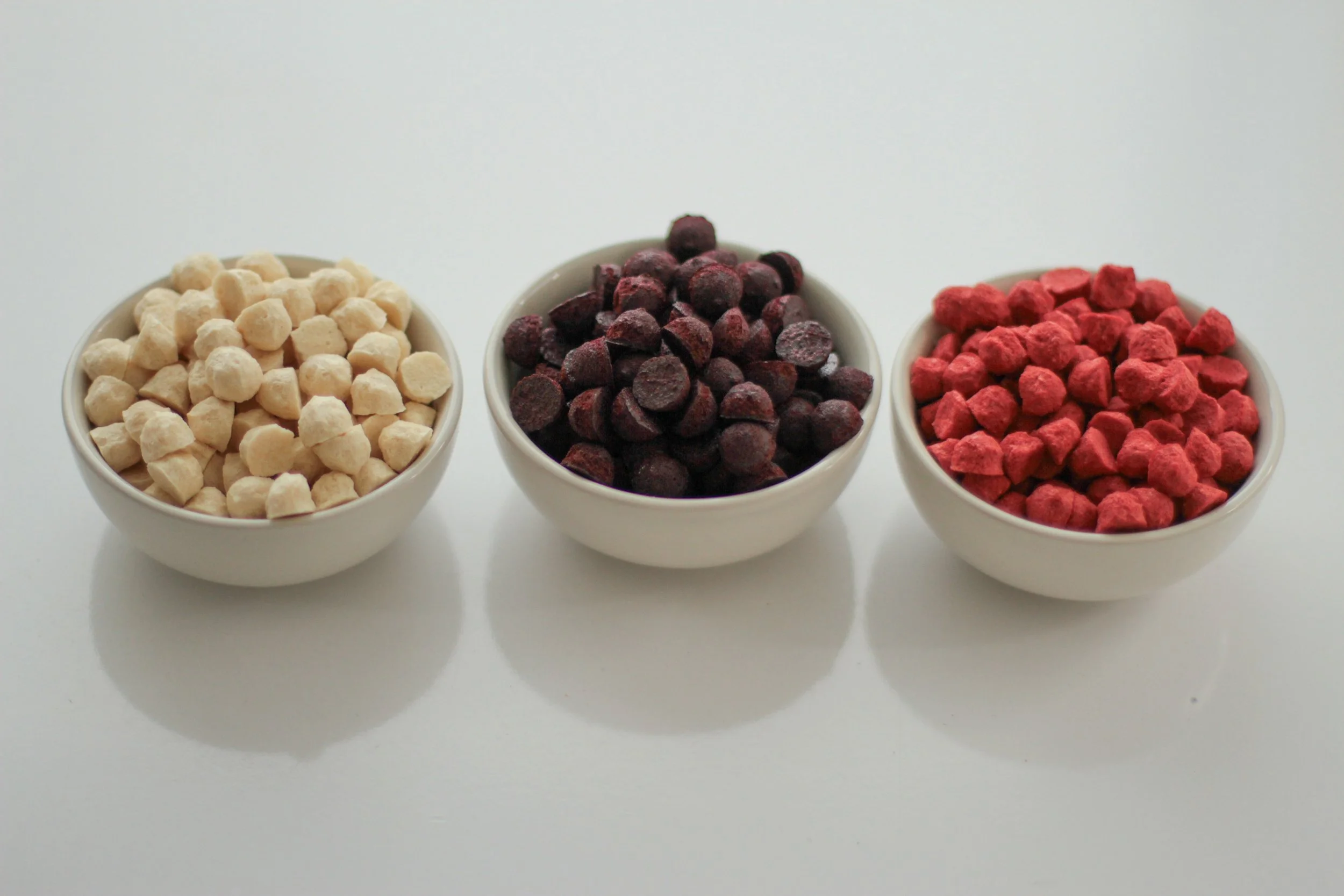 Freeze dried melts banana strawberry blueberry