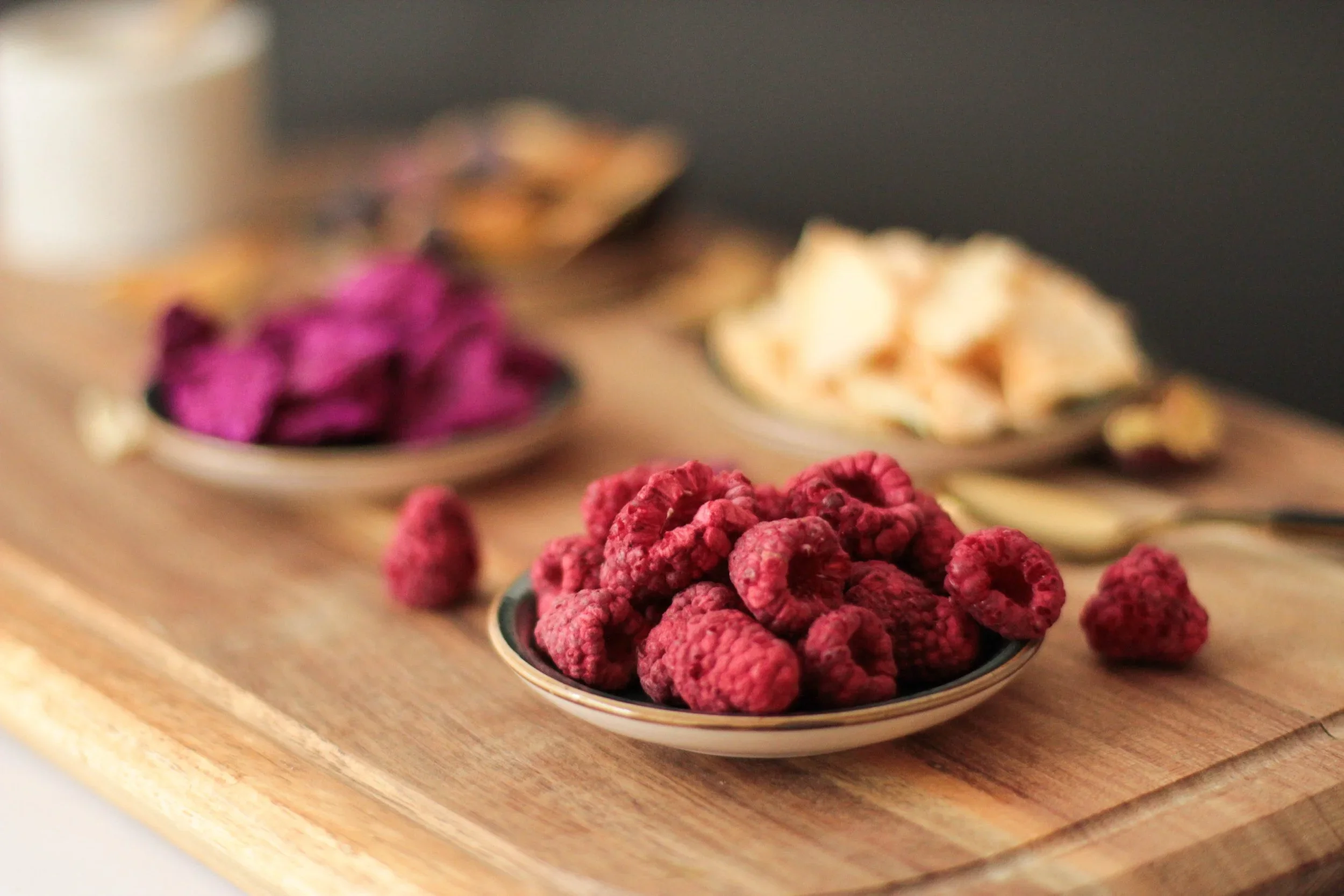 Freeze dried raspberries