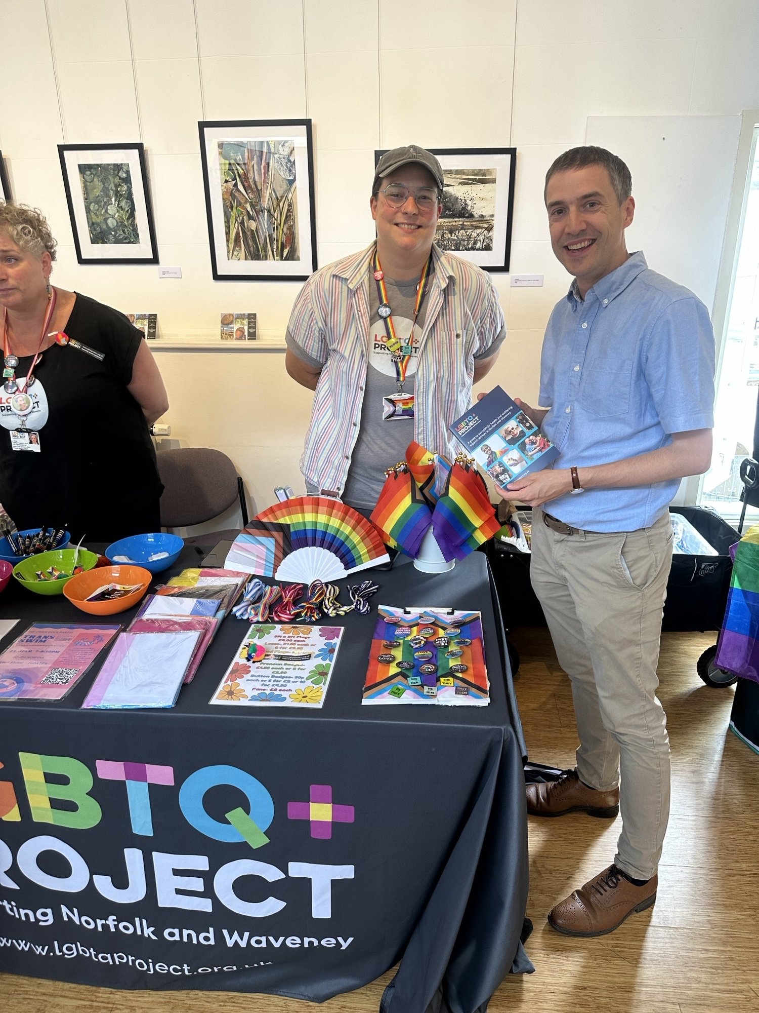 Adrian Ramsay MP joined the local community in celebrating Pride in Bungay over the weekend. 