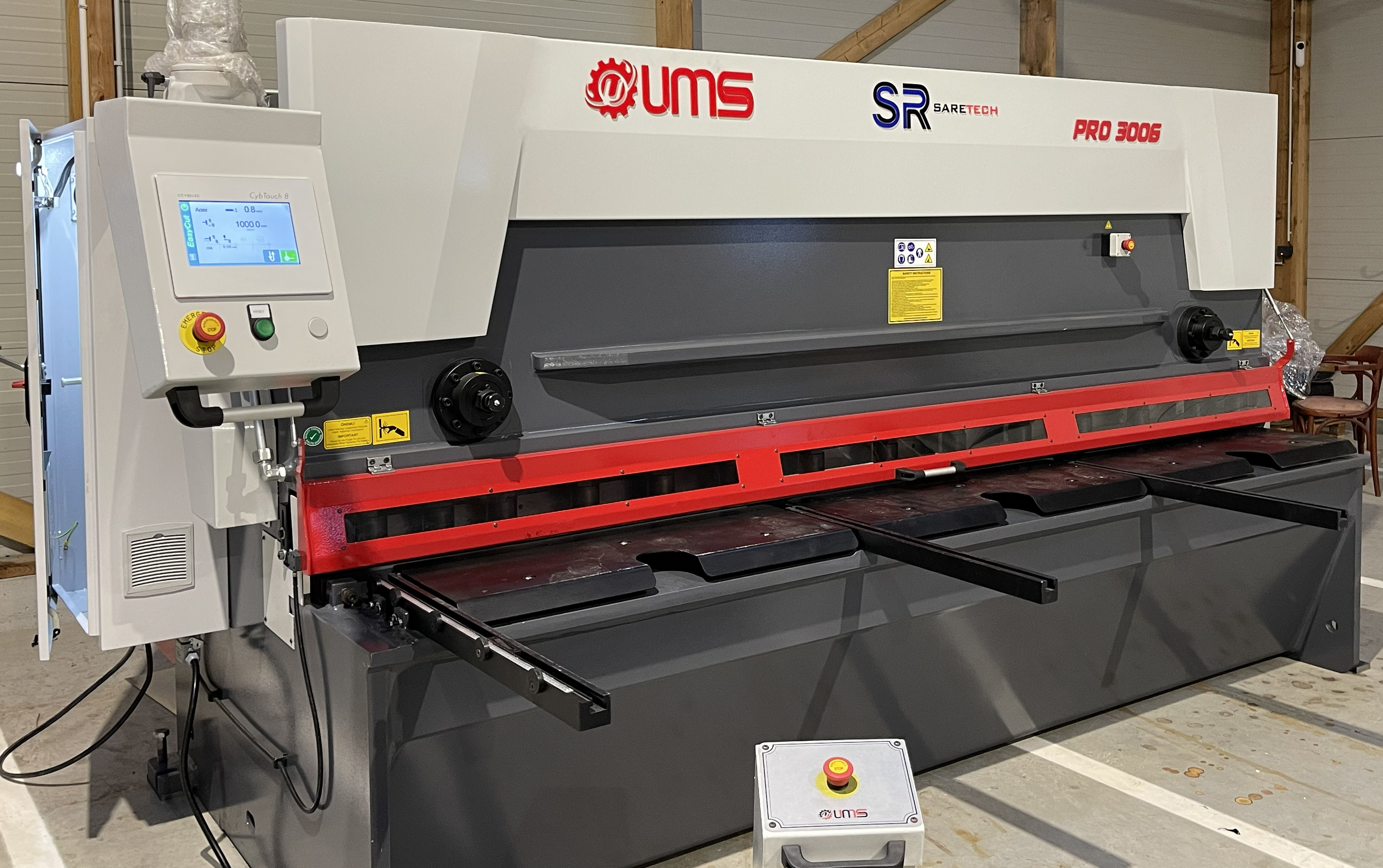 Cisaille Guillotine hydraulique PRO 3006 Saretech