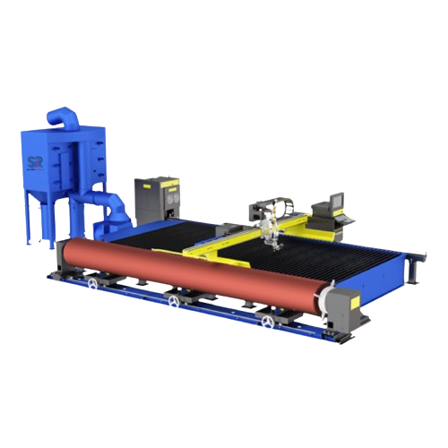 Machine de découpe plasma combinée