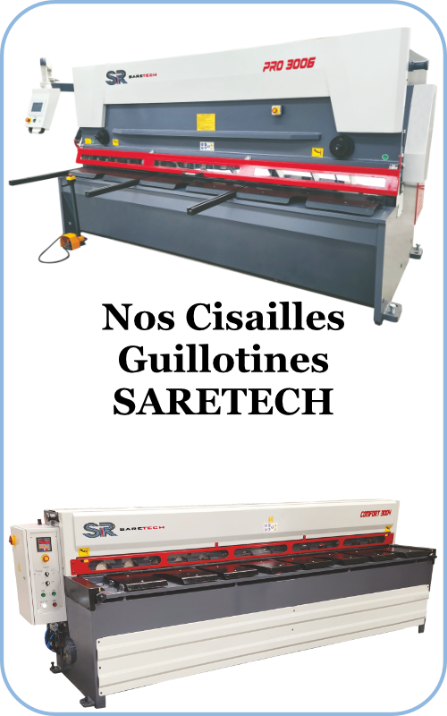 Nos Cisailles Guillotines SARETECH