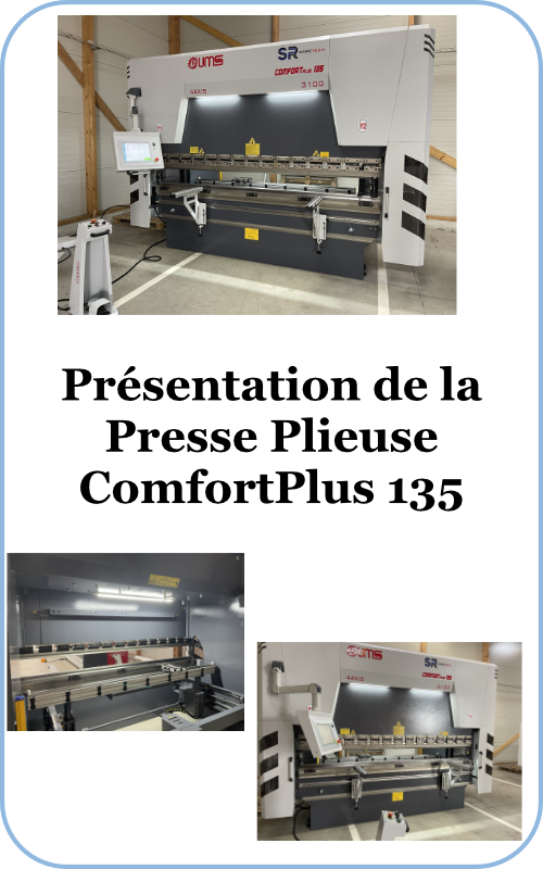 Présentation de la presse plieuse Comfort Plus 135 Saretech