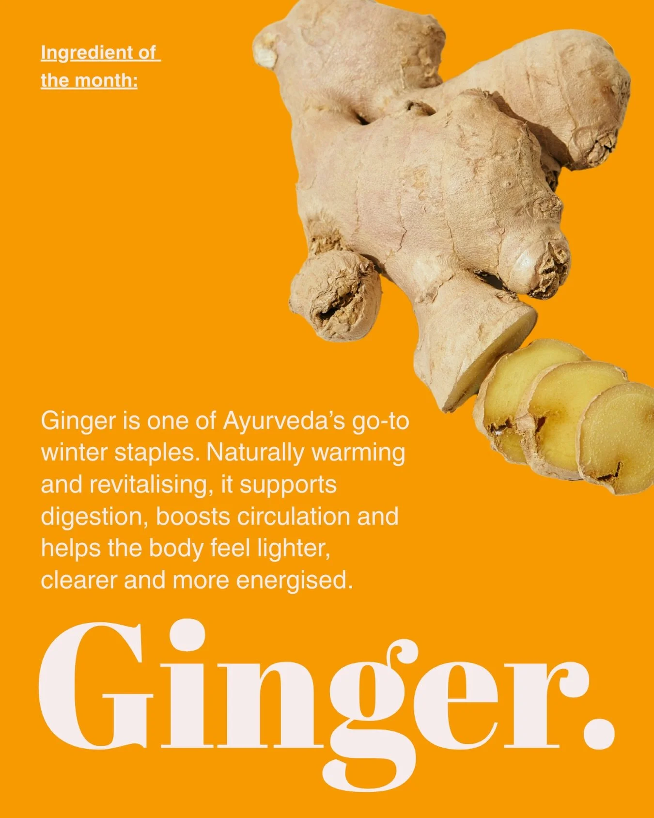 Ginger: The Ultimate "Universal Medicine" ✨

This incredible root has been used in Ayurveda and other ancient traditions for its numerous benefits. Recently, I made a fresh ginger infusion to add to my 6-year-old's bath, along with Epsom sa