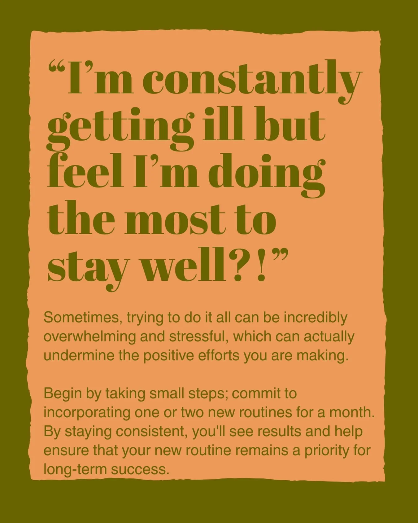 January is the month where we often try to reinvent ourselves, or achieve those goals from last year that lingered on a wish list &hellip; the problem I have always found is keeping that momentum up. 

So what happens if you start small, comiting to 