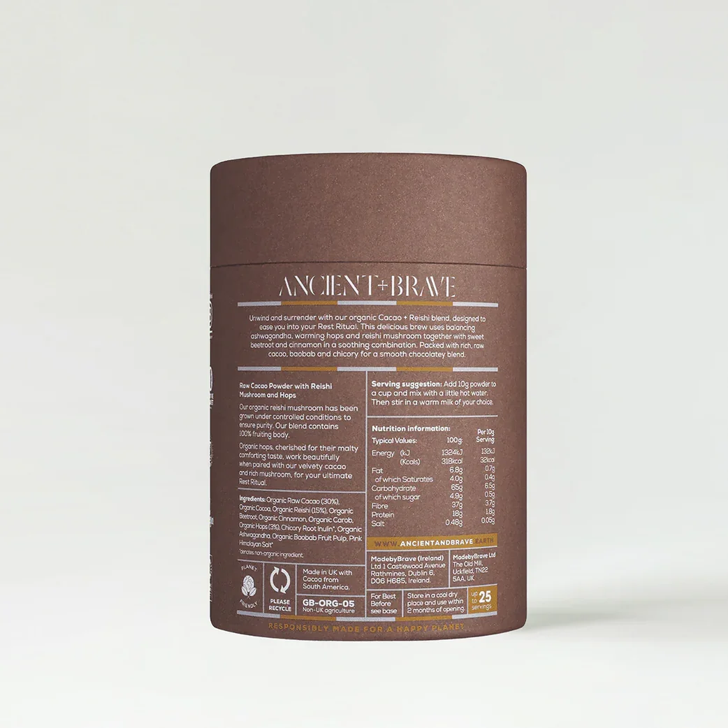 ancient brave cacao reishi ingredients.webp