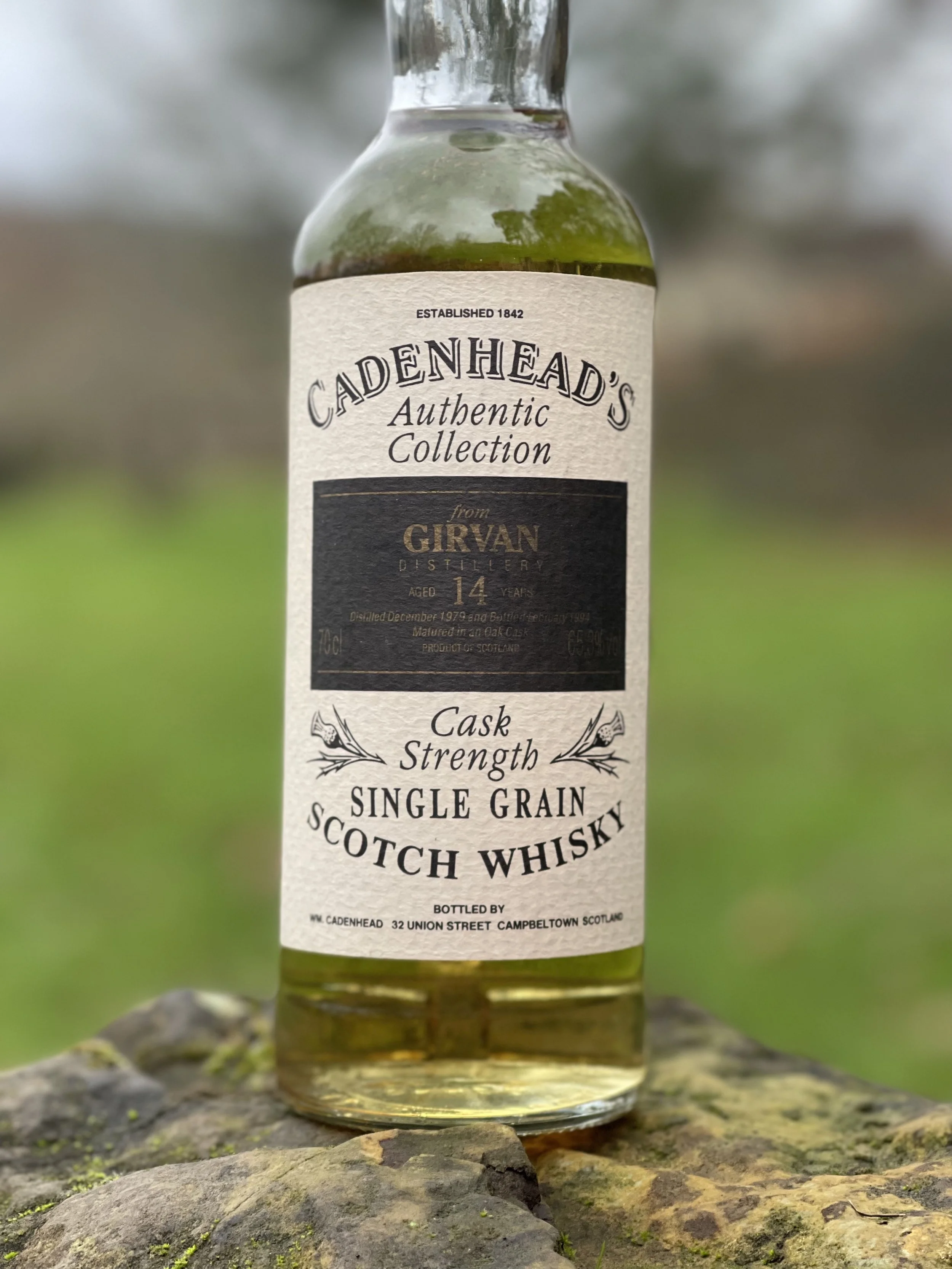 Girvan 1979 Vintage 14 Year Old Cadenhead's Authentic Collection – 30ml ...