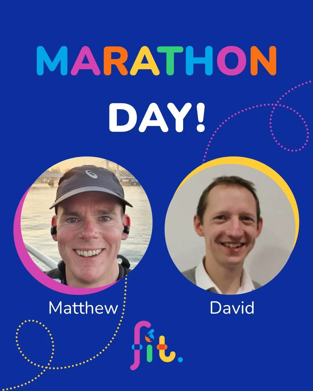 🏃&zwj;♂️🏃&zwj;♂️ MARATHON DAY! 🏃&zwj;♂️🏃&zwj;♂️

It&rsquo;s finally here! After months of training, early mornings, long runs, and a few bumps along the way, Matthew and David are ready to take on the London Marathon today.

Send them all your su