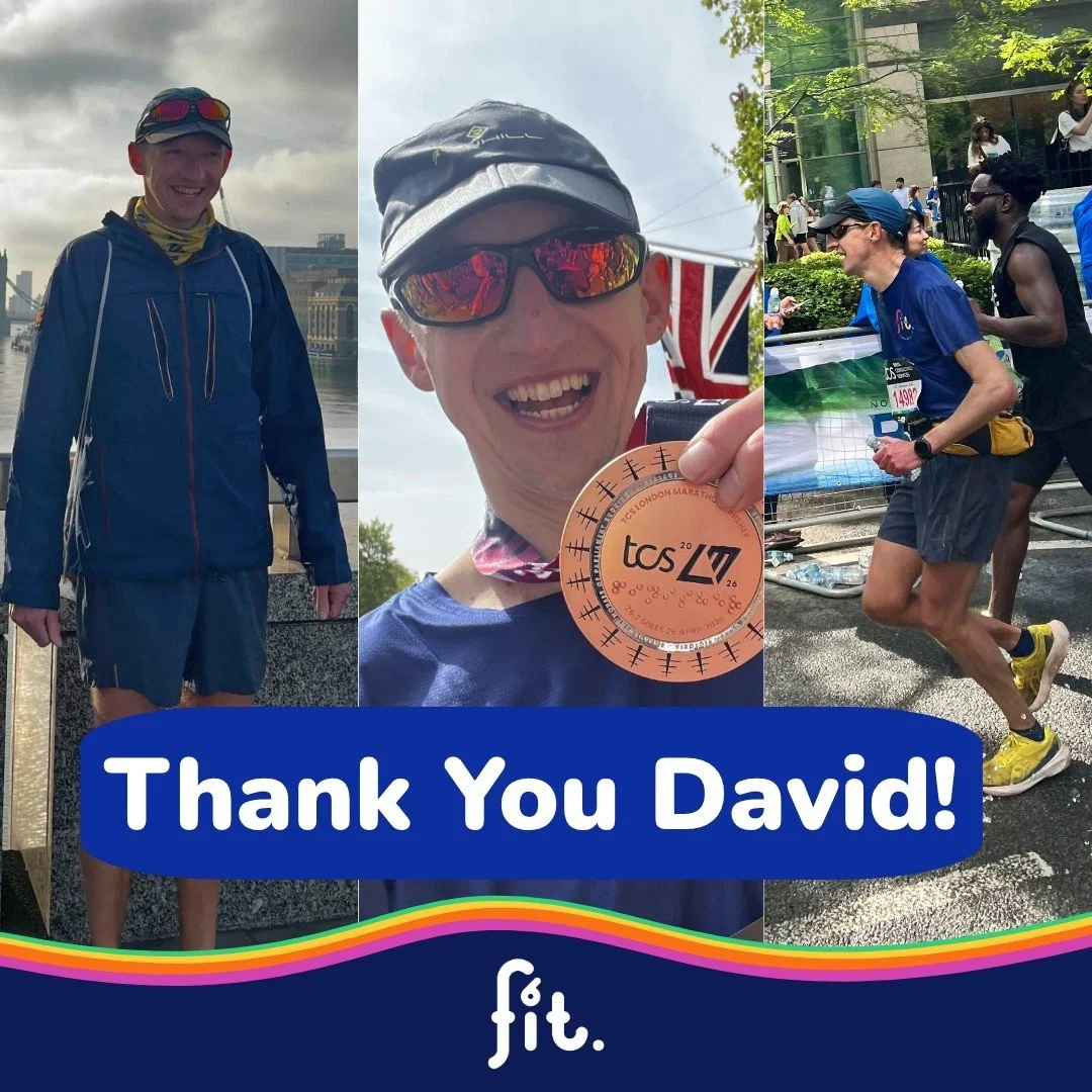 💙 Thank you, David! 💙

David made the incredible decision to use his London Marathon ballot place to raise funds for F6IT &mdash; and we are so grateful for his support.

Thanks to his dedication, David has raised an amazing &pound;1,610 for our ch