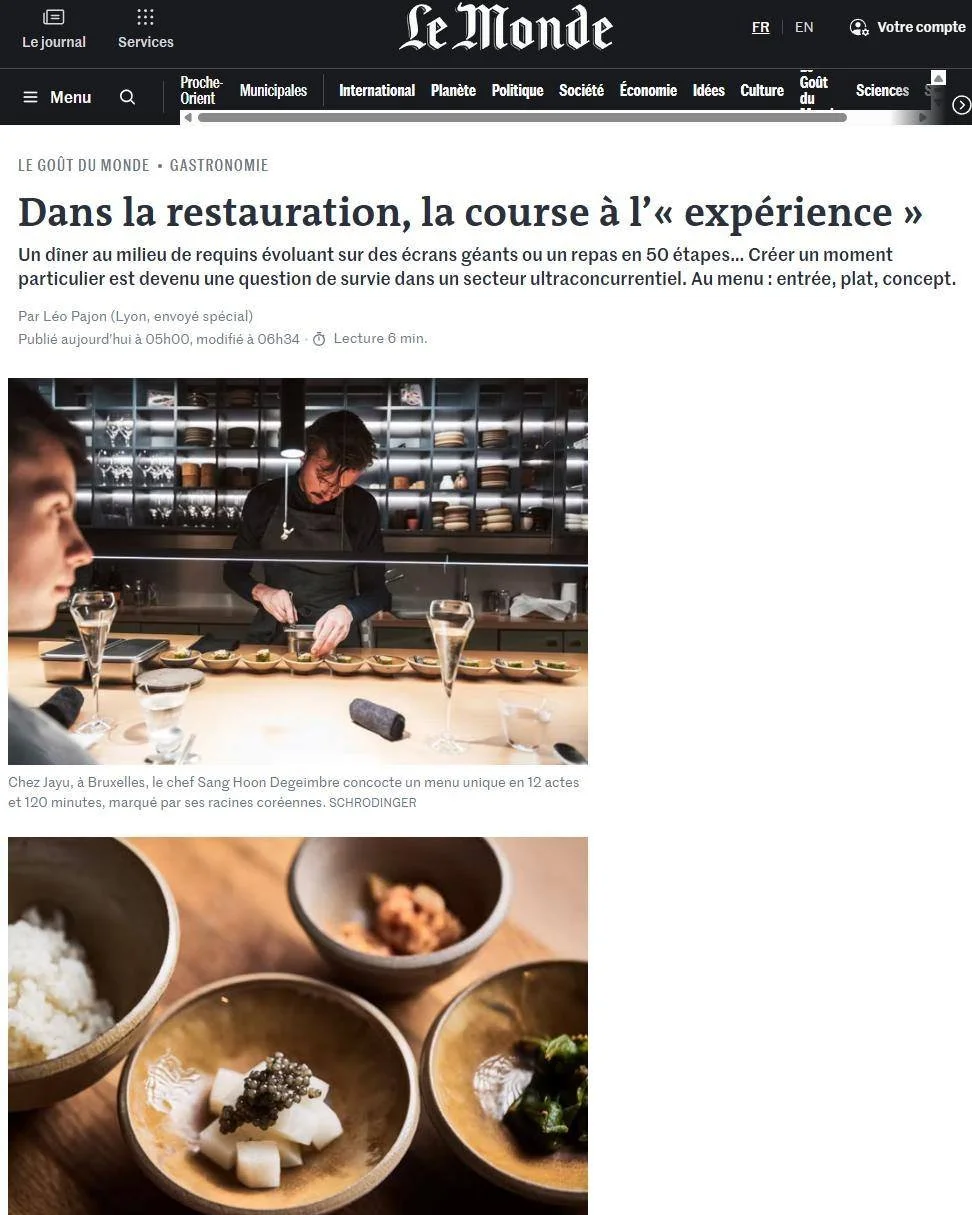 A peine de retour de vacances et surprise : On parle de Jayu dans @lemondefr ! 

Quel bonheur de voir Jayu d&eacute;passer les fronti&egrave;res belges, et de lire des mots aussi justes sous la plume de @leo.pajon .

Petit Extrait choisi : 

" J