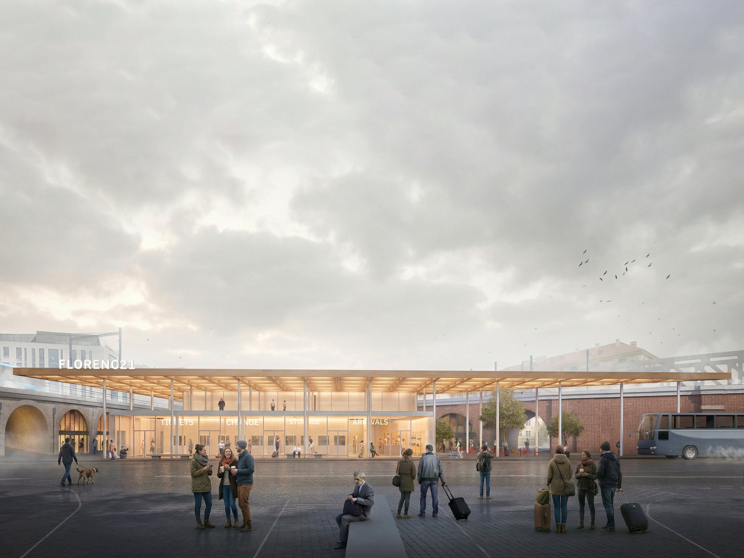 florenc terminal hall