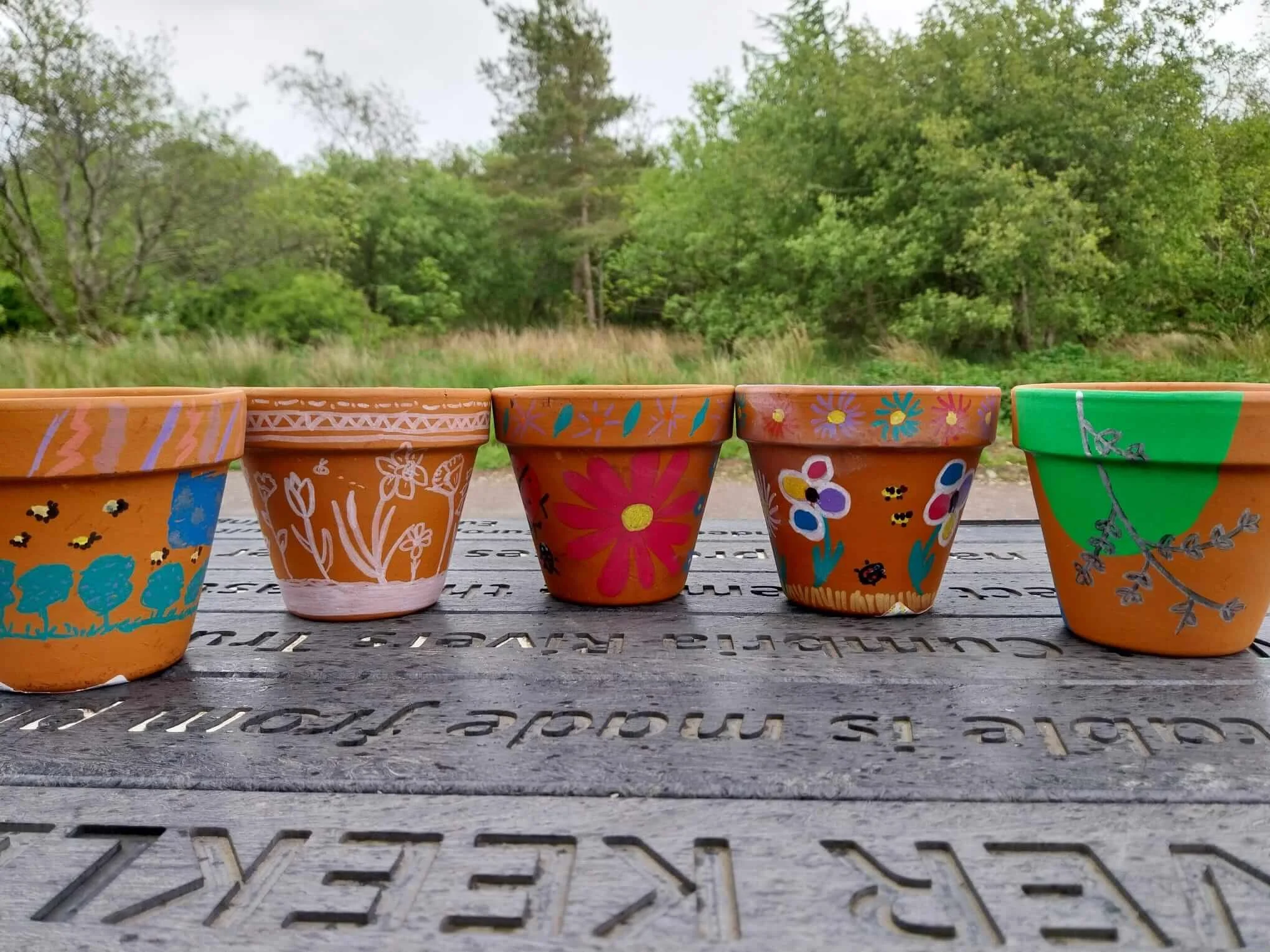 Plant pot painting