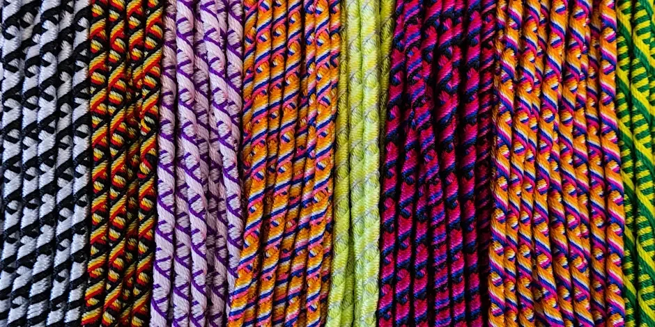 Image shows nordic braiding