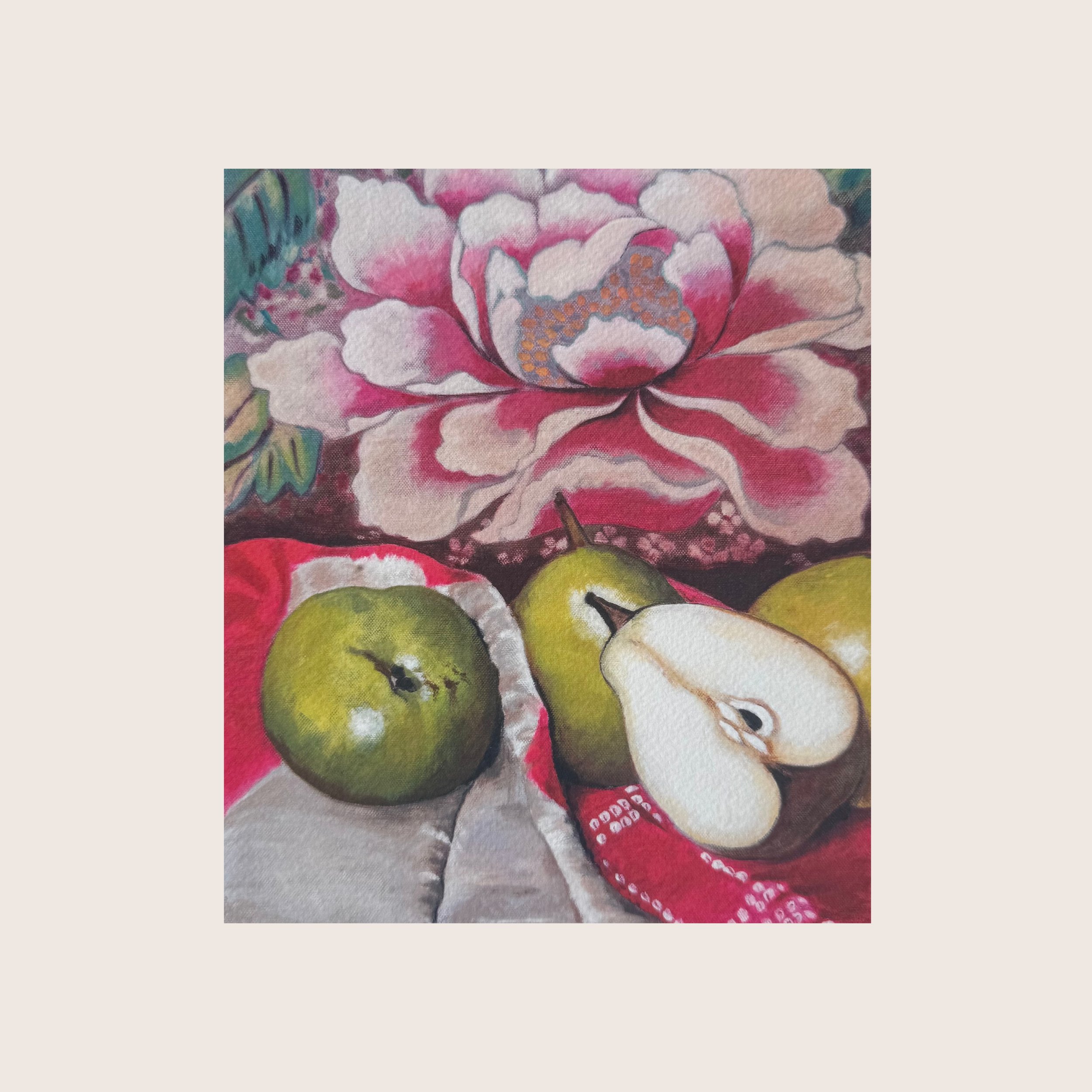 Pears and Peonie