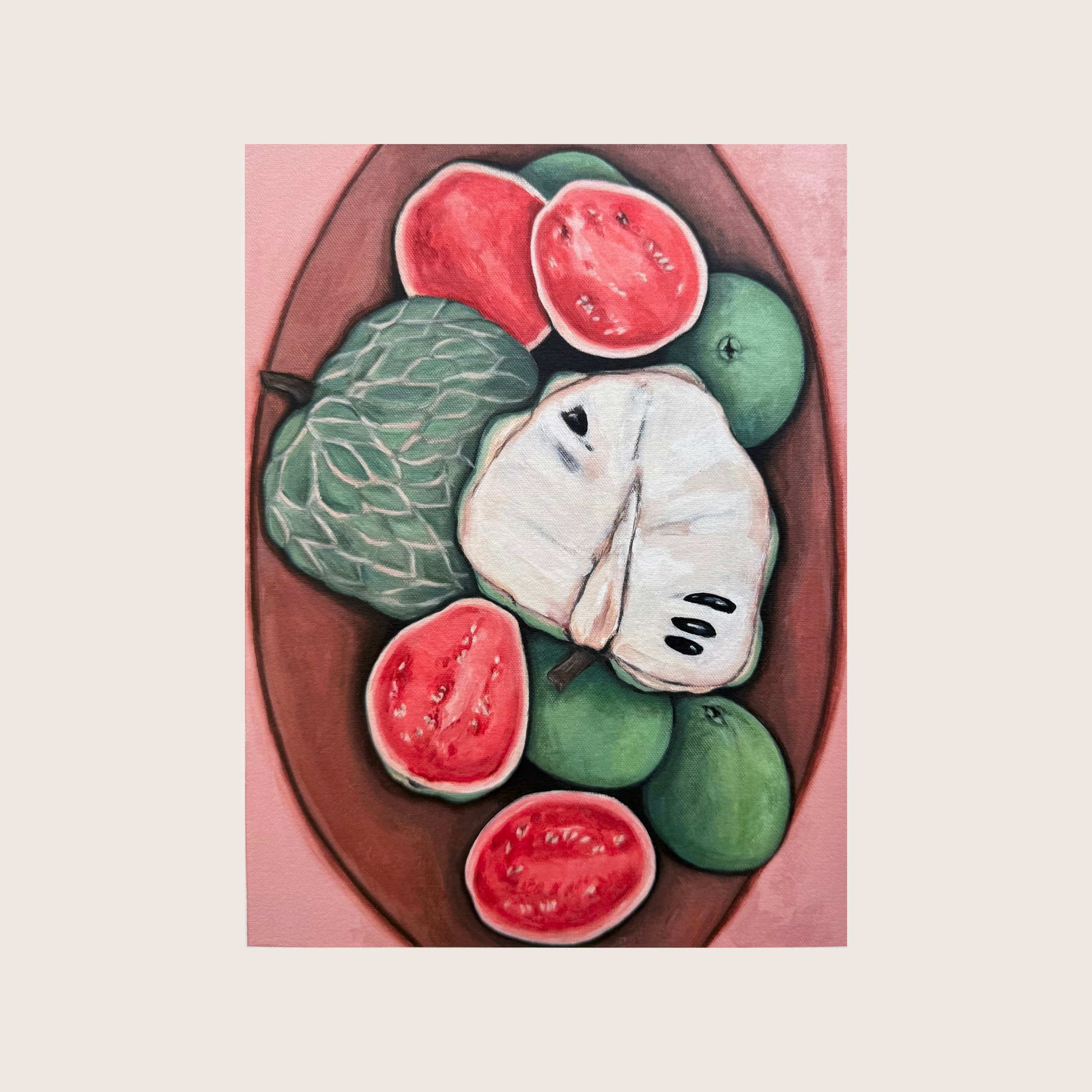 Guava’s with Custard Fruit