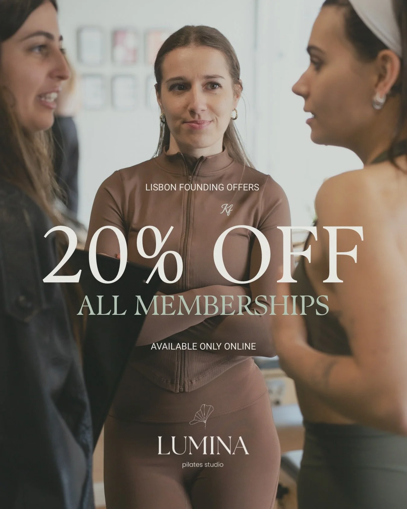 Your new sanctuary in Lisbon 🌿

Designed for focus. Built for transformation. Our new space is almost ready to welcome you into a new era of Clinical Pilates.

Expect a serene environment, premium equipment and expert guidance. 

We are opening very