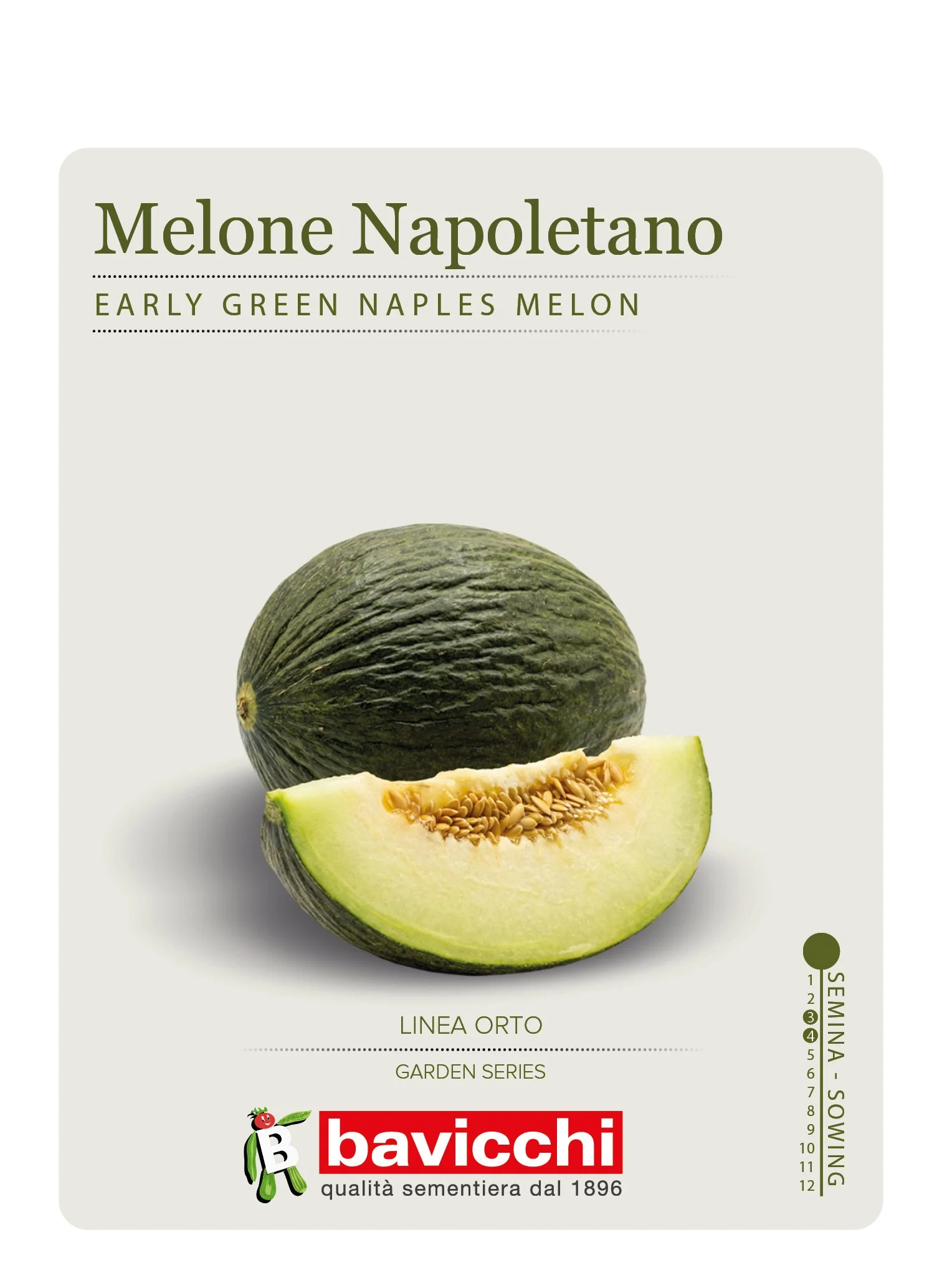 MELONE NAPOLETANO VERDE PRECOCE - VML1707