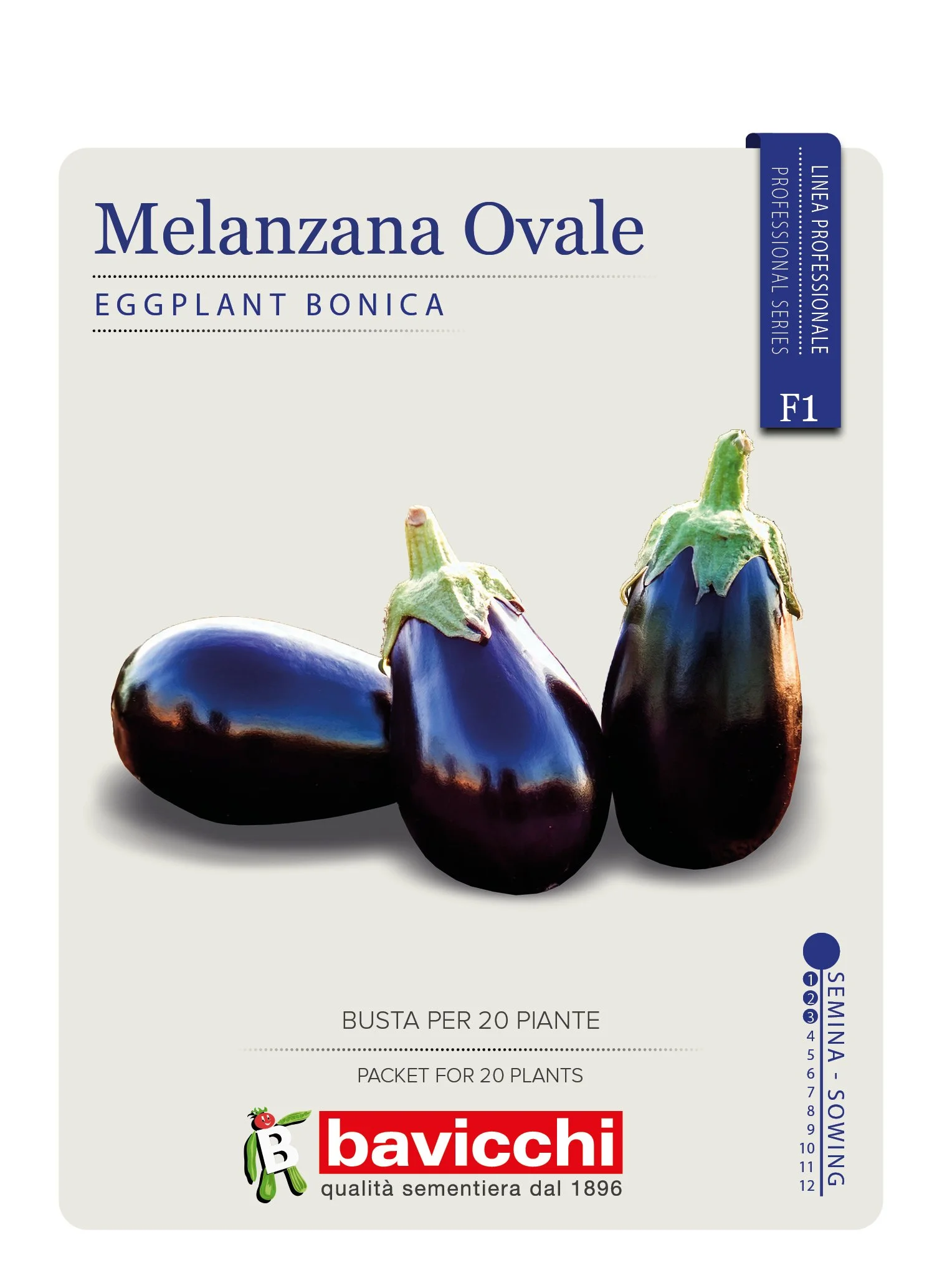 MELANZANA BONICA F1 - VME0707