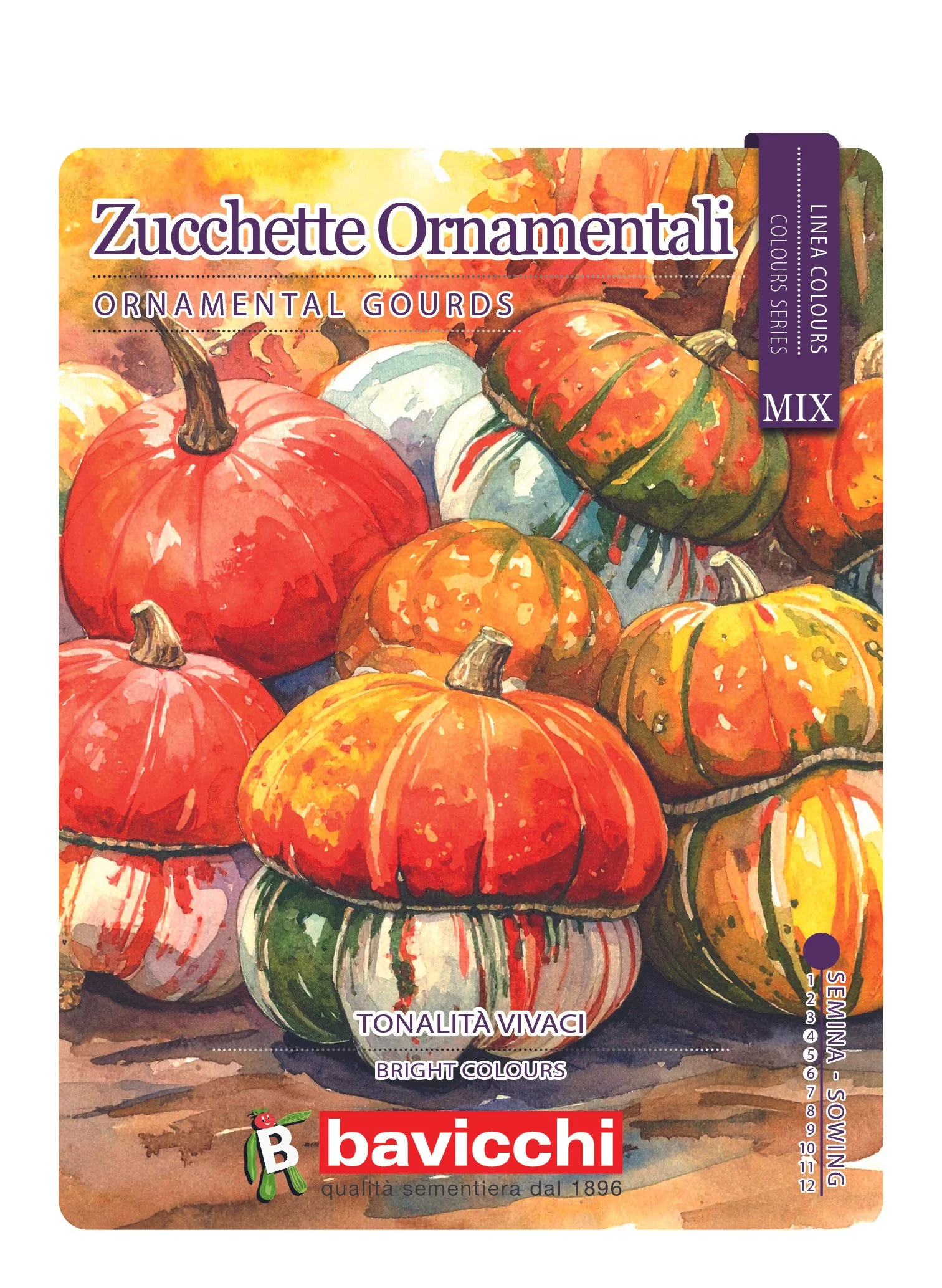 ZUCCHETTE ORNAMENTALI MIX - FZU0107