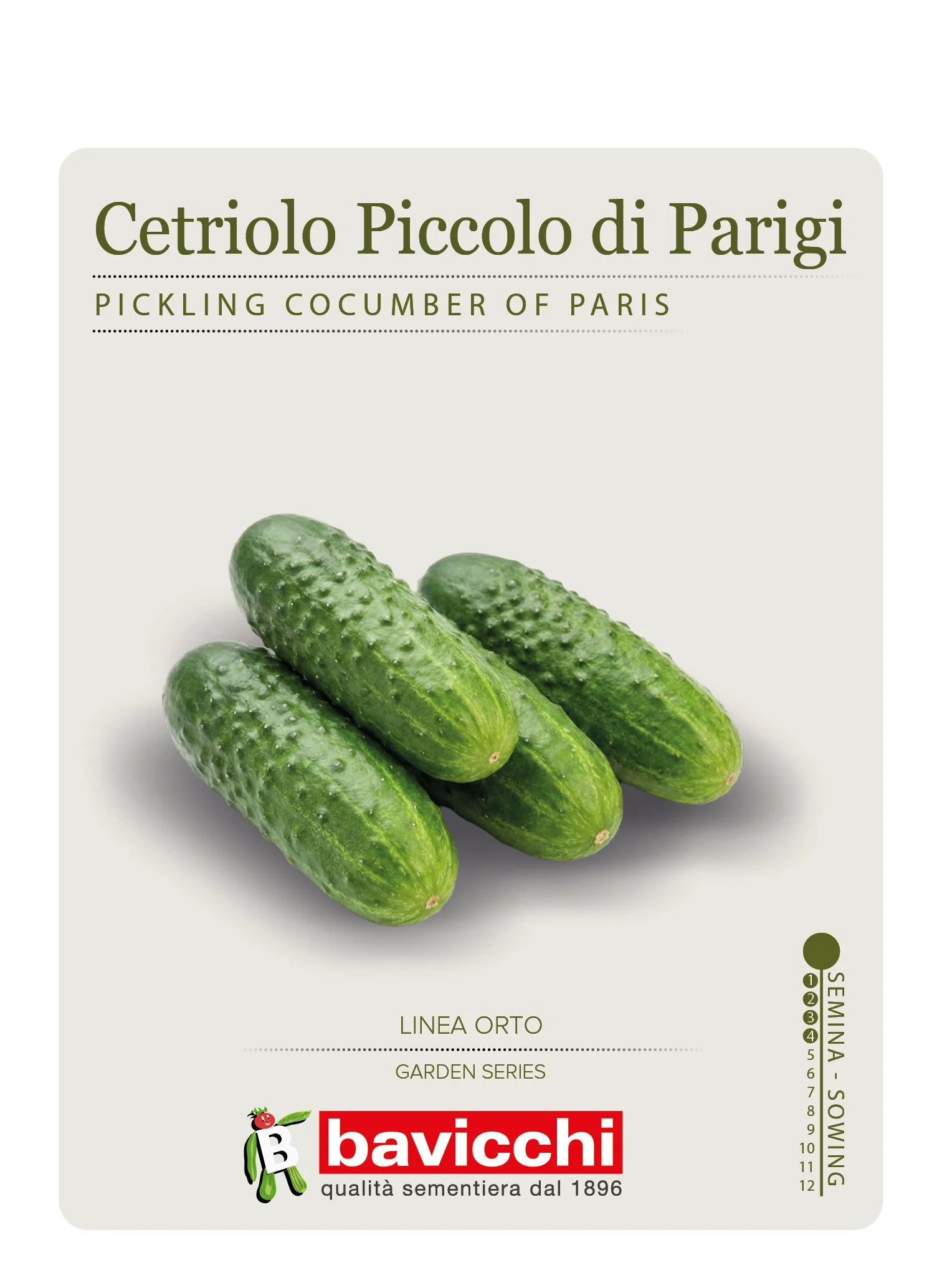 CETRIOLO PICCOLO DI PARIGI - VCE0407