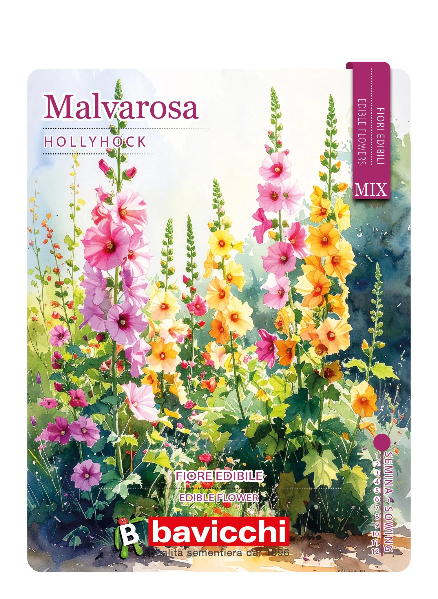 MALVAROSA A FOGLIE DI FICO MIX- FAH0107E