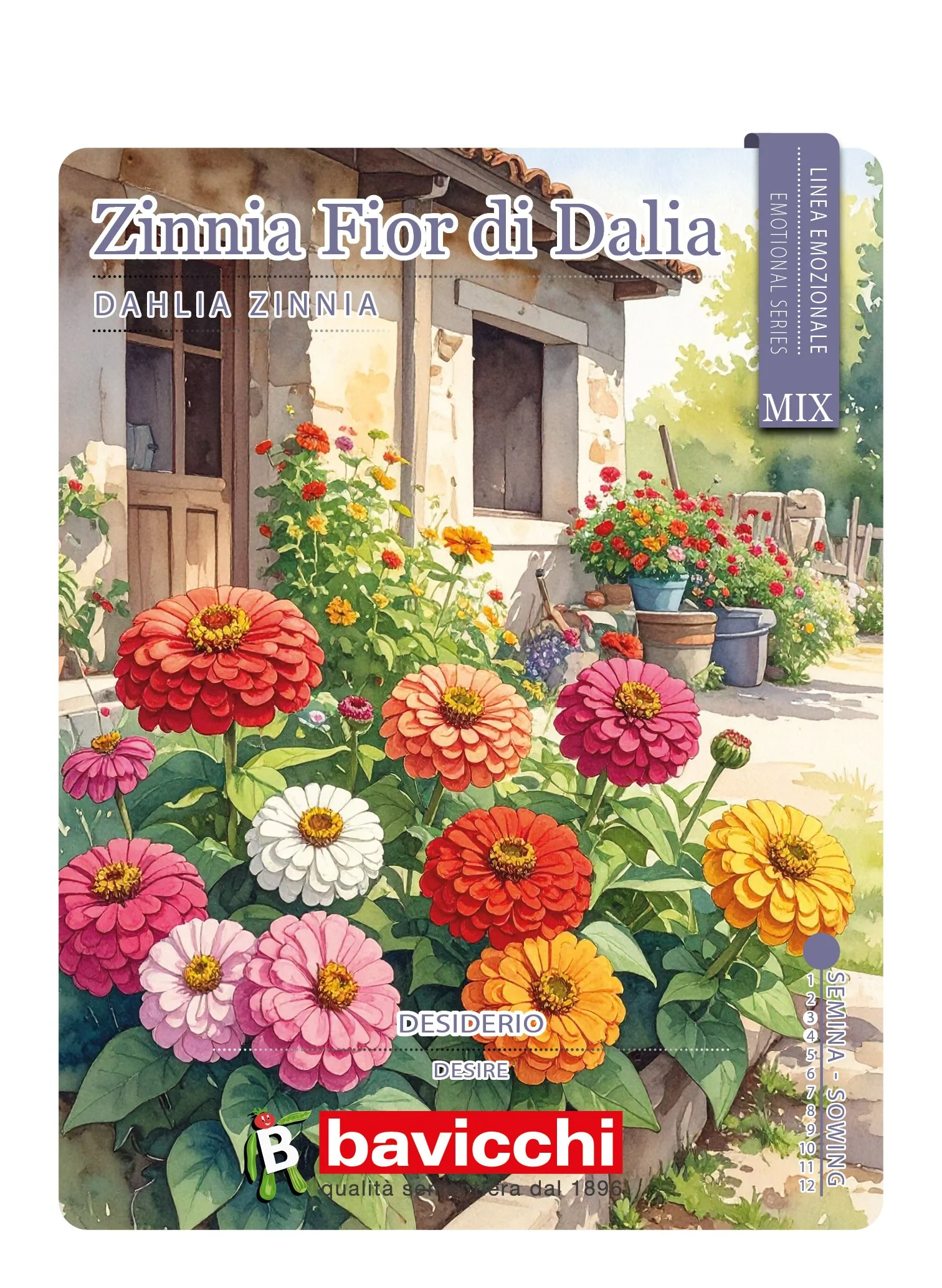 ZINNIA FIOR DI DALIA DOPPIA MIX - FZI0307