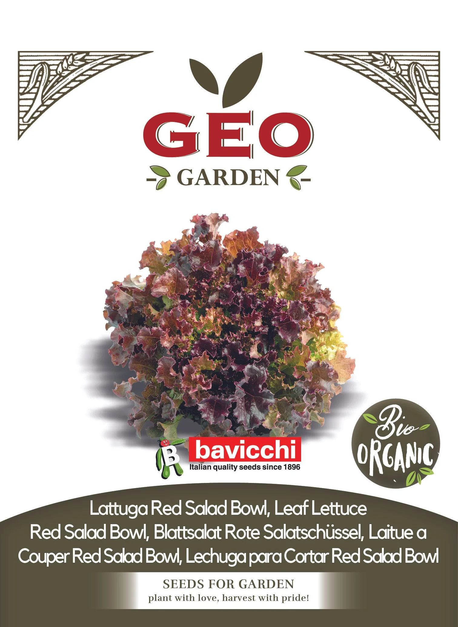 LATTUGA RED SALAD BOWL - VLA4603