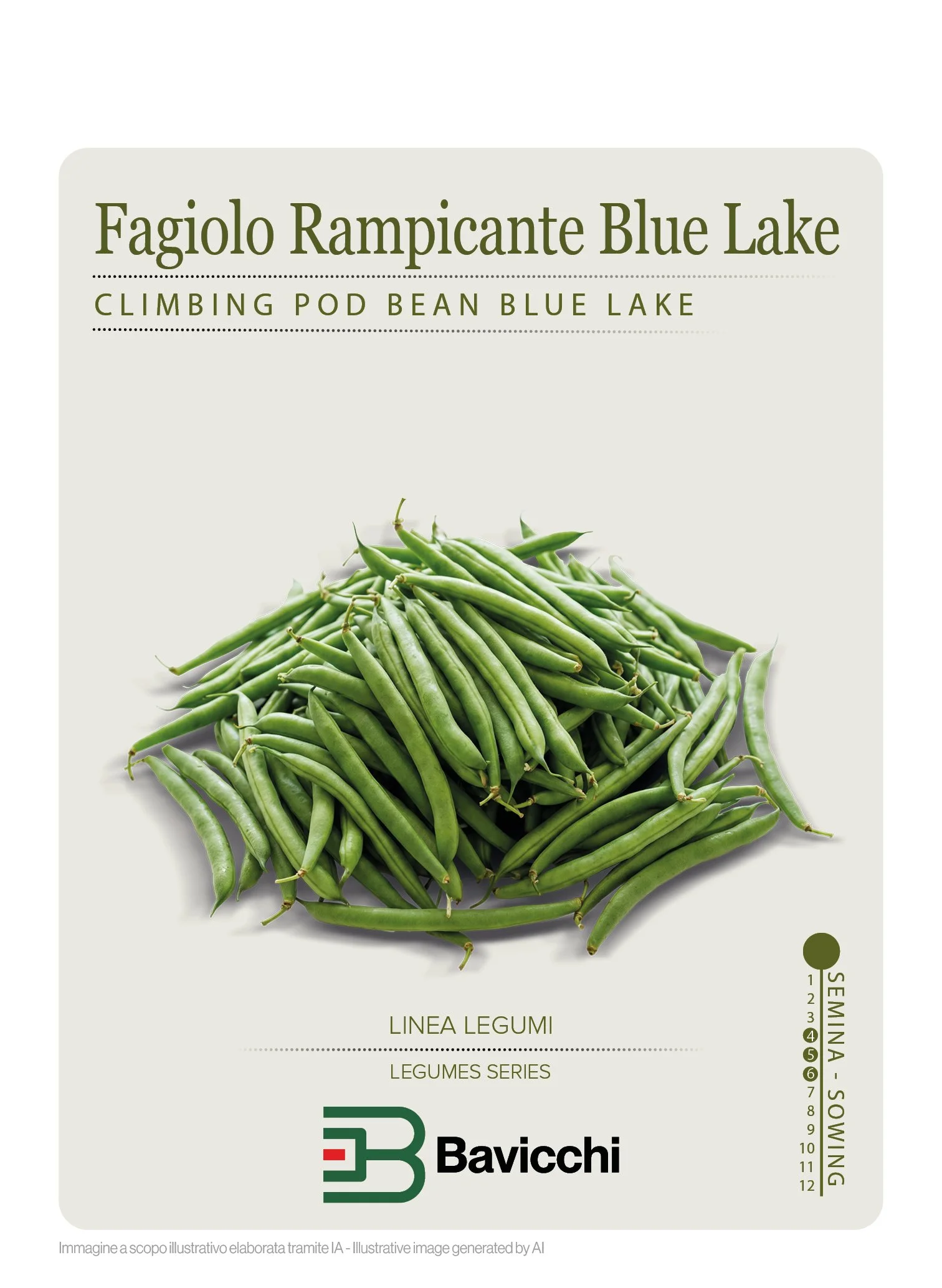 FAGIOLO RAMPICANTE BLUE LAKE - VFR0607