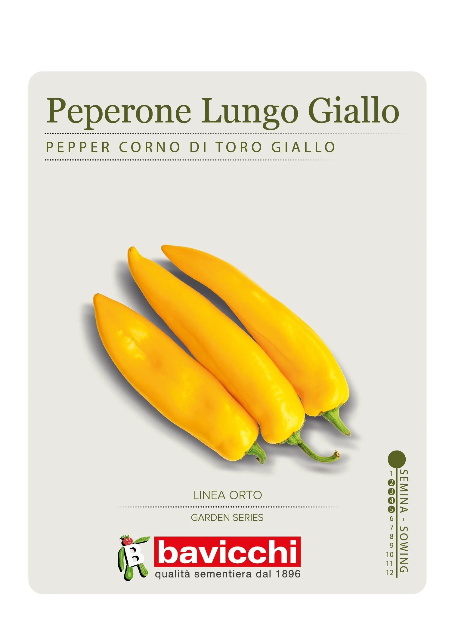PEPERONE CORNO DI TORO GIALLO - VPE1407