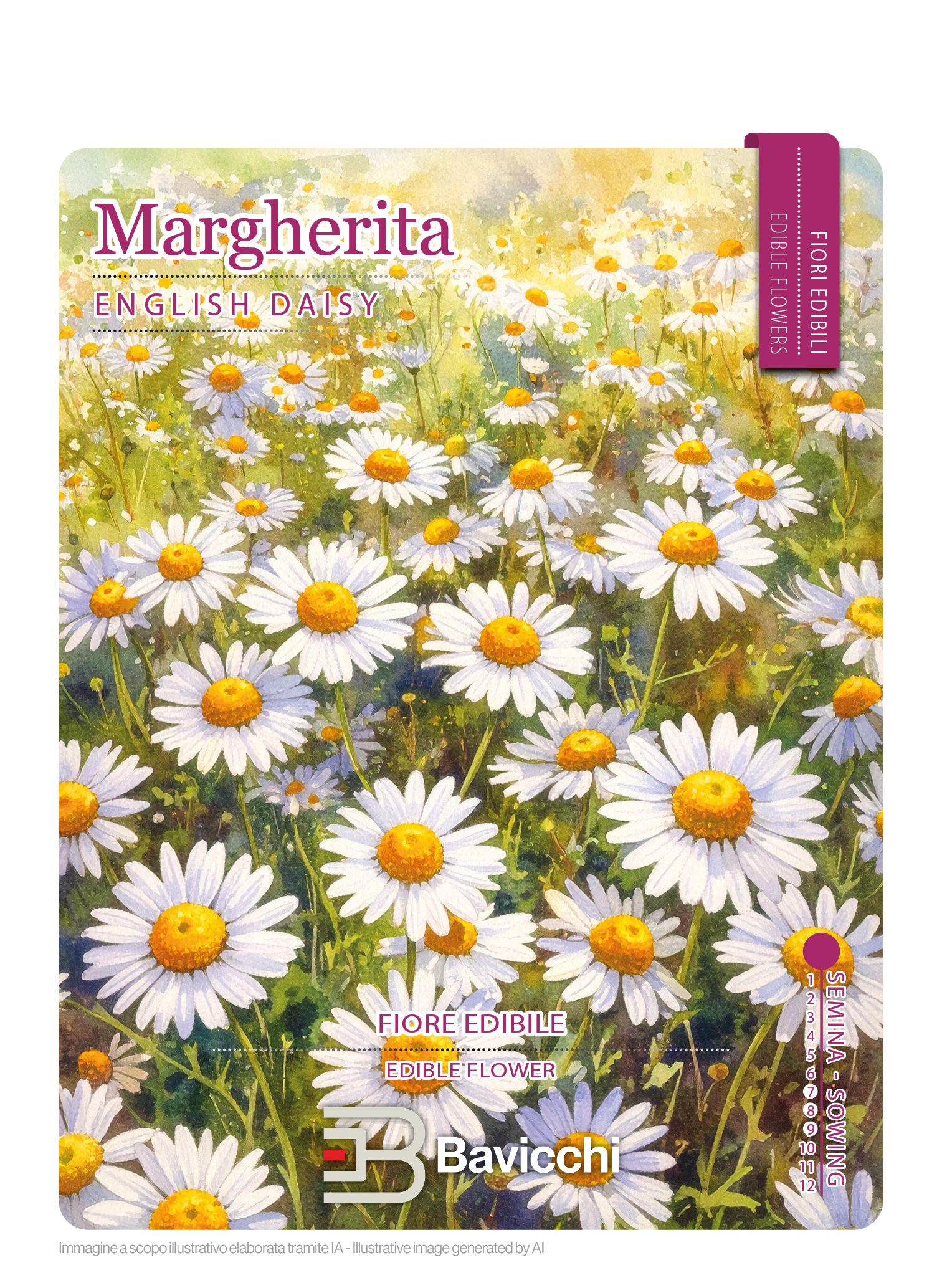 MARGHERITA SEMPLICE BIANCA - FMR0507E