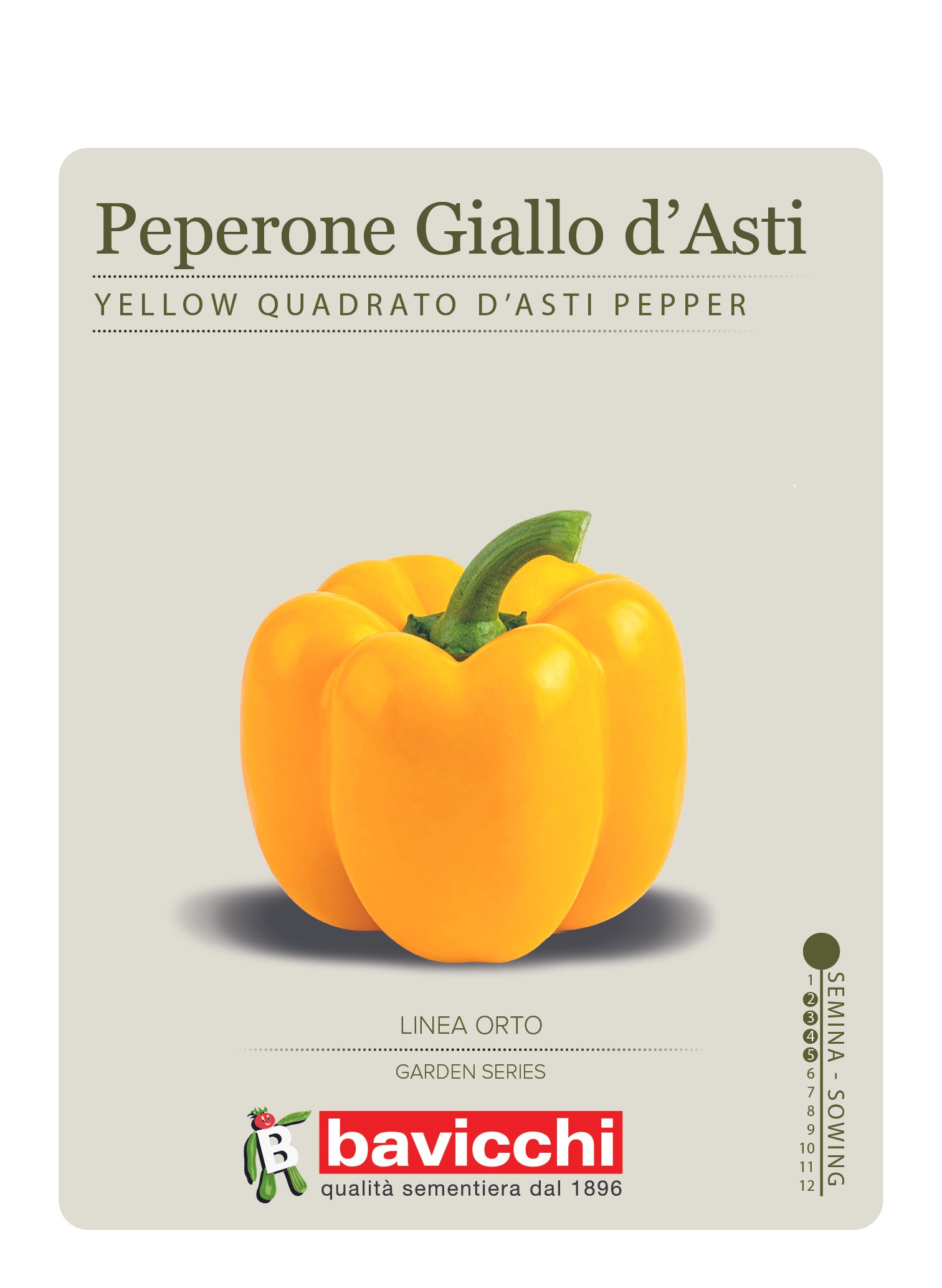 PEPERONE QUADRATO D'ASTI GIALLO - VPE0707