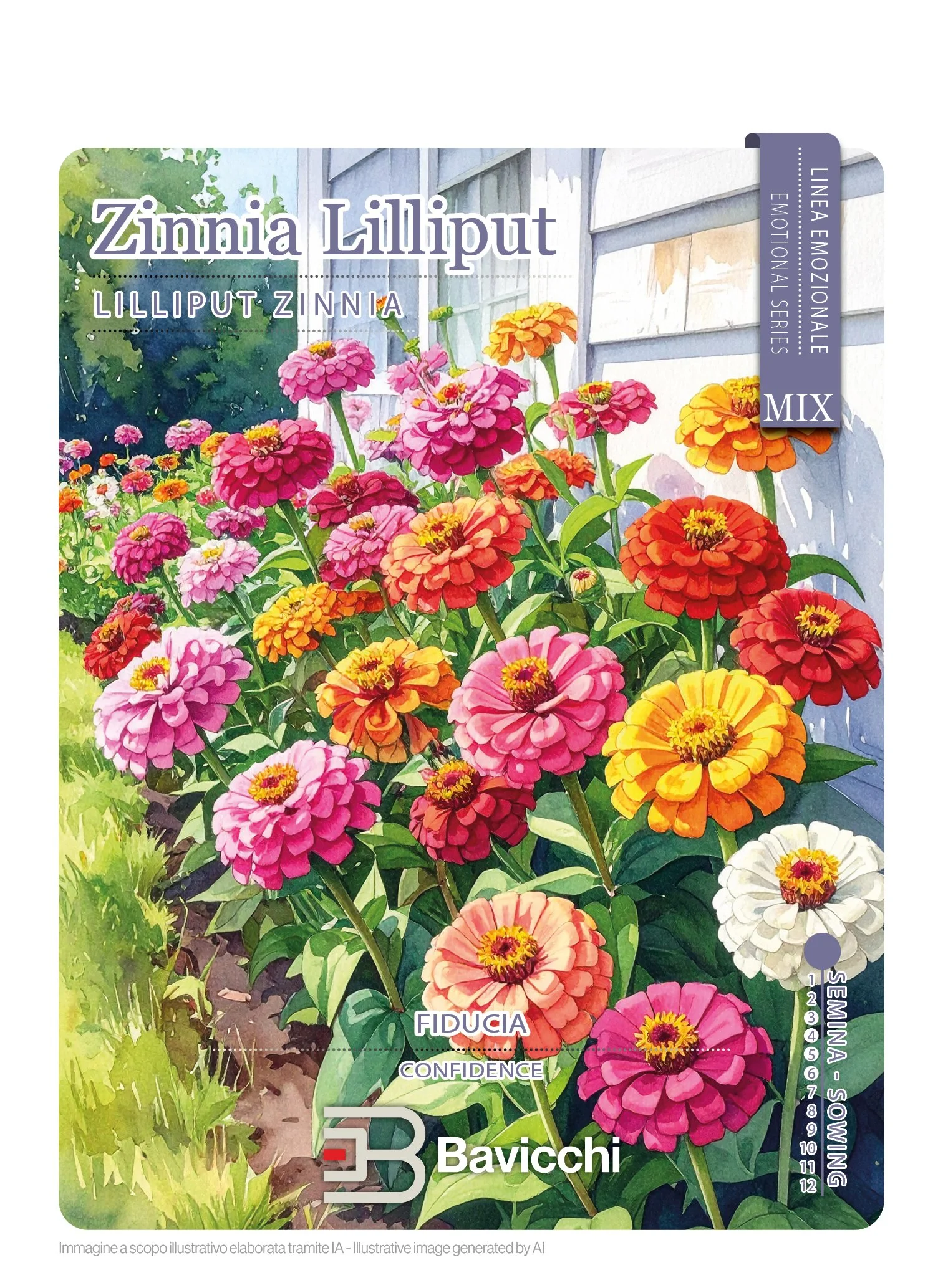 ZINNIA LILLIPUT MIX - FZI1007