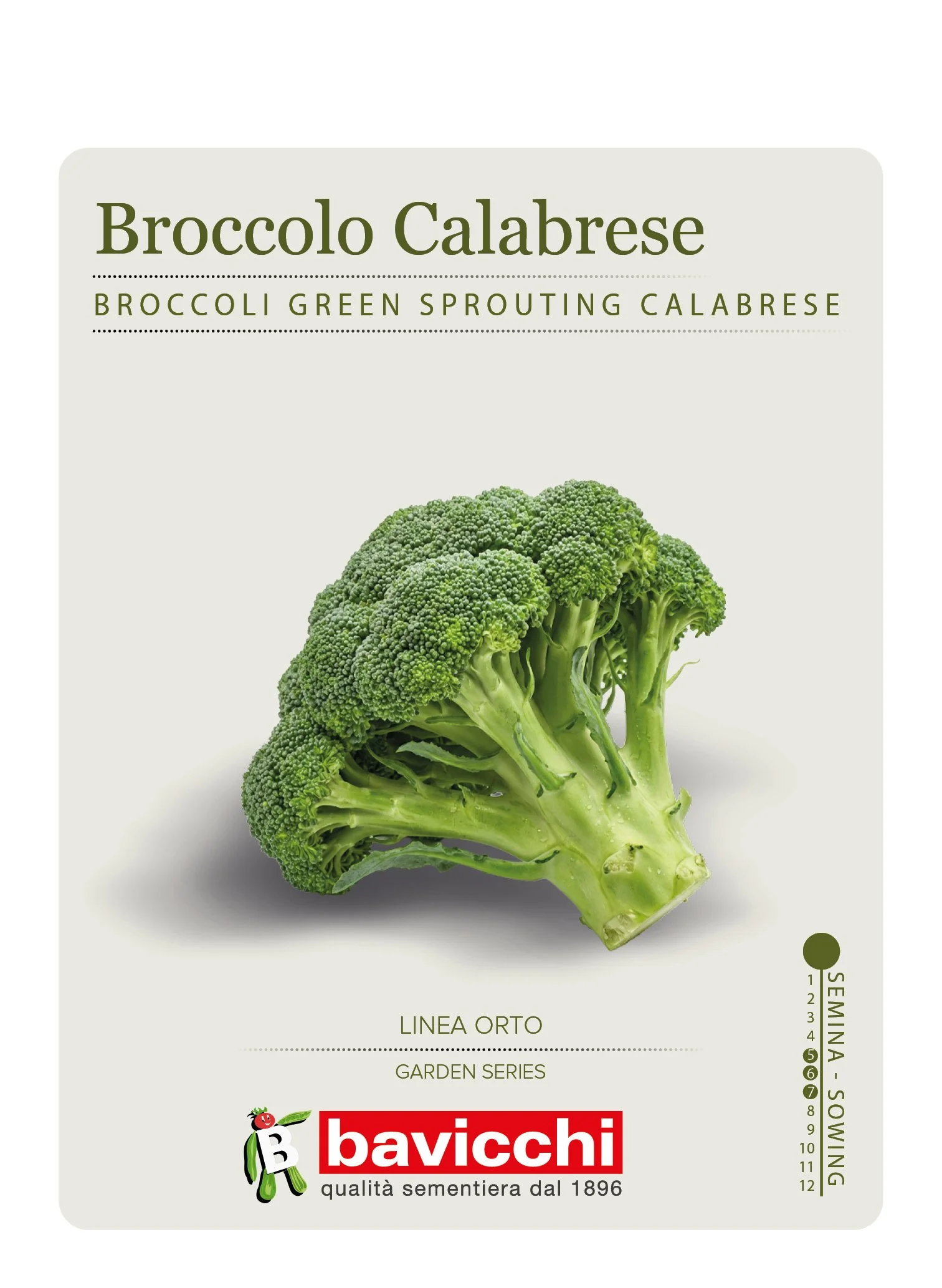 CAVOLO BROCCOLO RAMOSO CALABRESE NATALINO - VCB0107