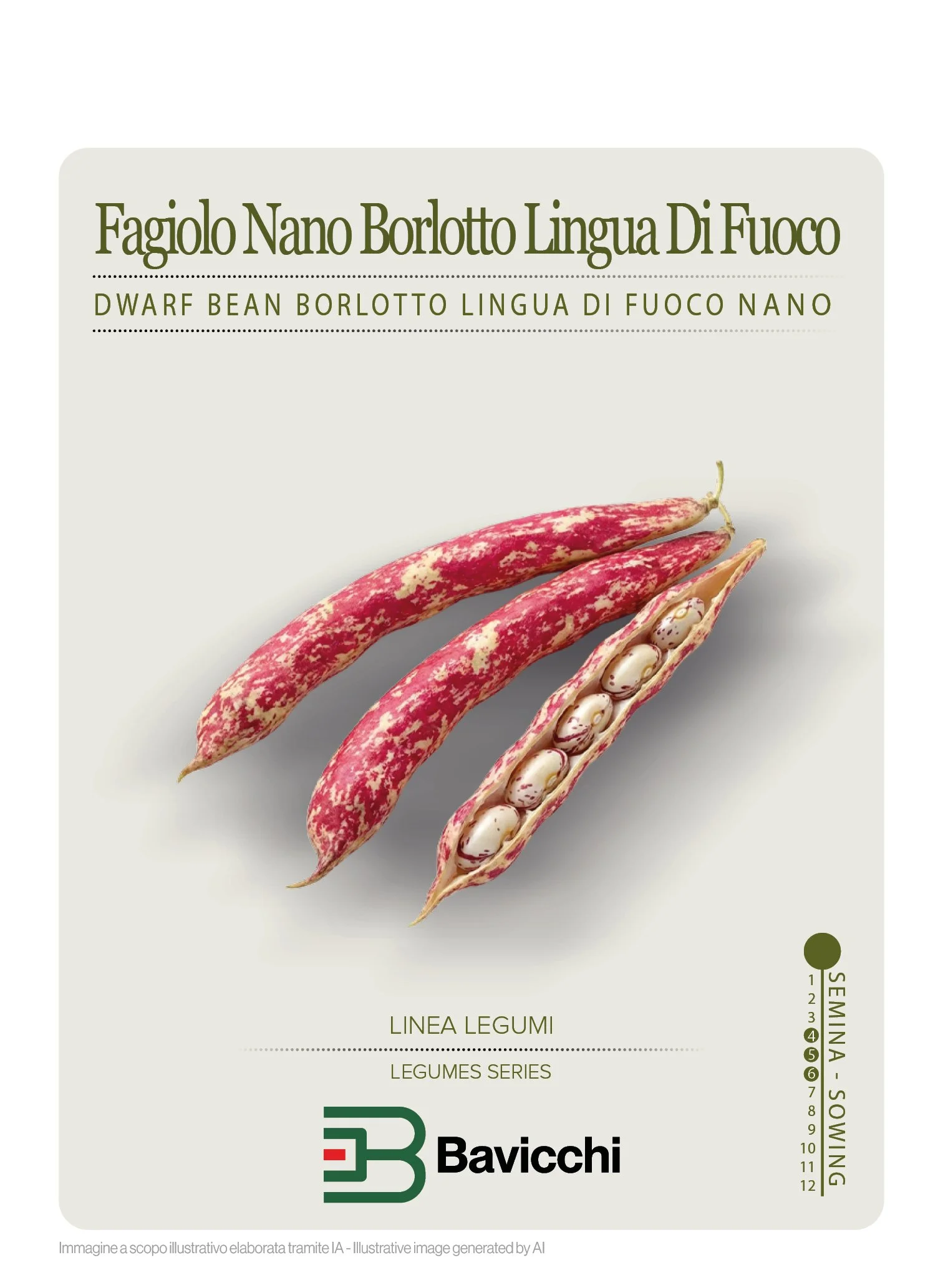 FAGIOLO BORLOTTO LINGUA DI FUOCO NANO - VFN0107