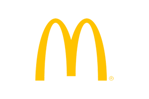 The iconic yellow McDonald's golden arches logo on a white background.