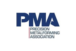 Logo of the Precision Metalforming Association with the acronym PMA and full name beneath.