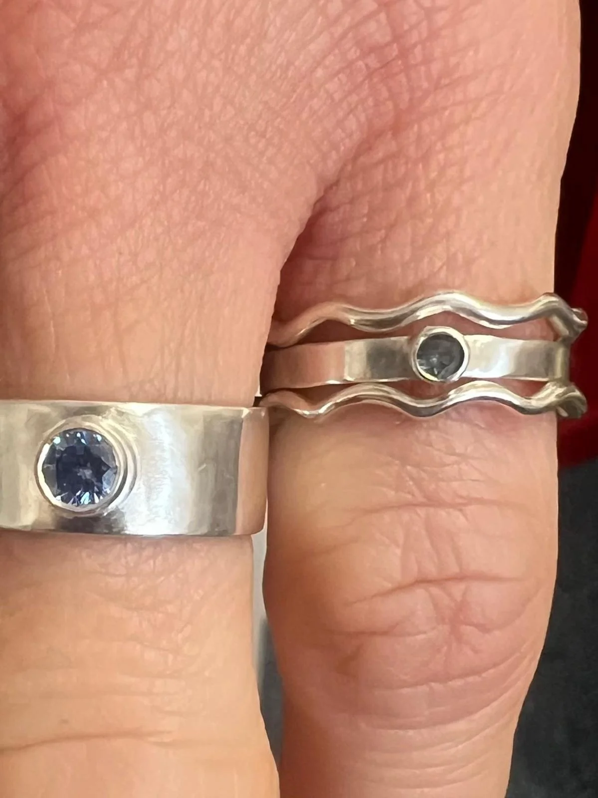 Faceted tube set rings.JPG