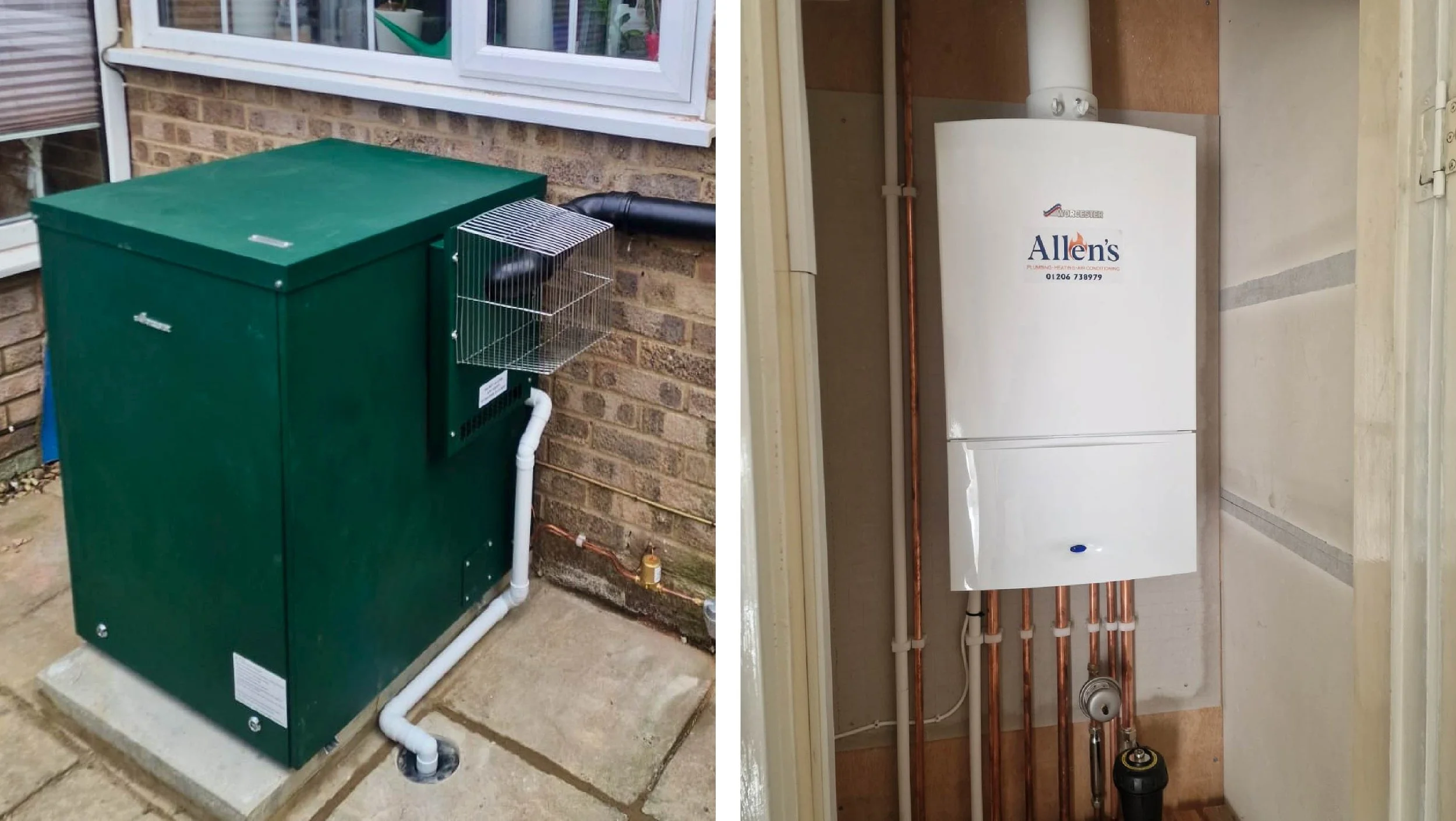 Oil and gas boilers serviced by Allen’s Plumbing & Heating in Essex