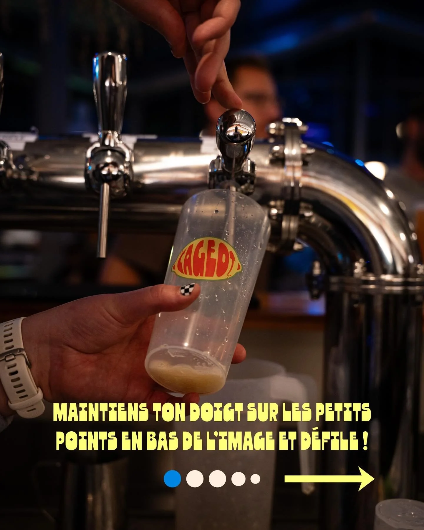 // D&Eacute;FILEZ POUR REMPLIR LA BI&Egrave;RE 🍻🥁 //

C&rsquo;est satisfaisant, non ? 

Pour les plus assoiff&eacute;s, on ouvre d&egrave;s 17h le soir du mardi au vendredi ! Et &agrave; partir de 12h le week-end !

🤭 Alors, vous venez d&eacute;gu