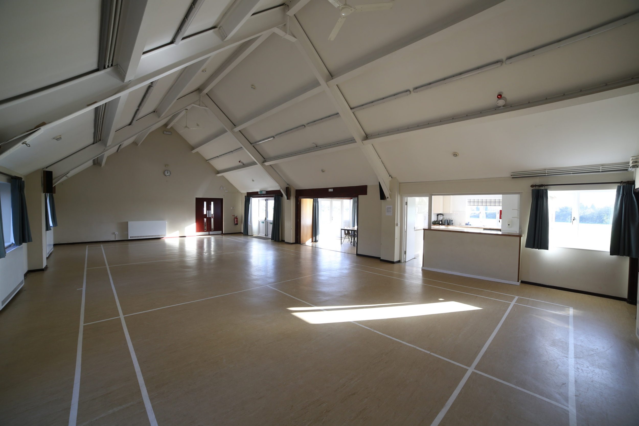 Crudwell Village Hall inside