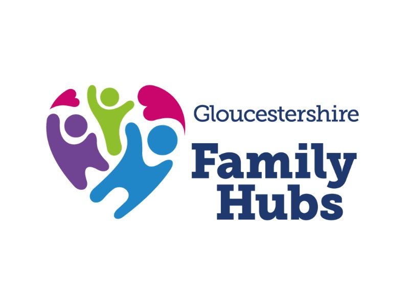 Gloucestershire family hubs logo