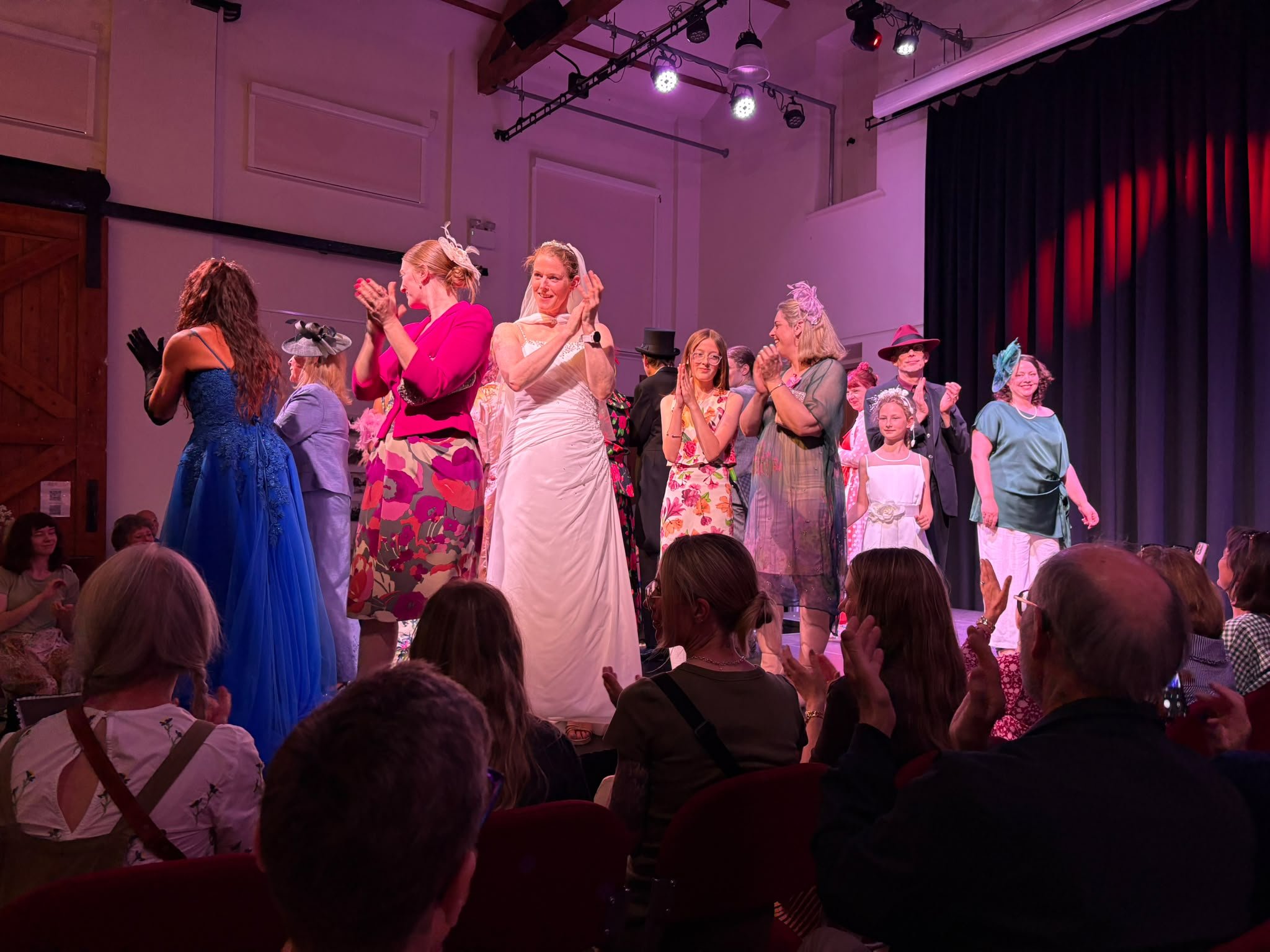 Fashion show organised by Greening Tetbury at Tetbury Goods Shed