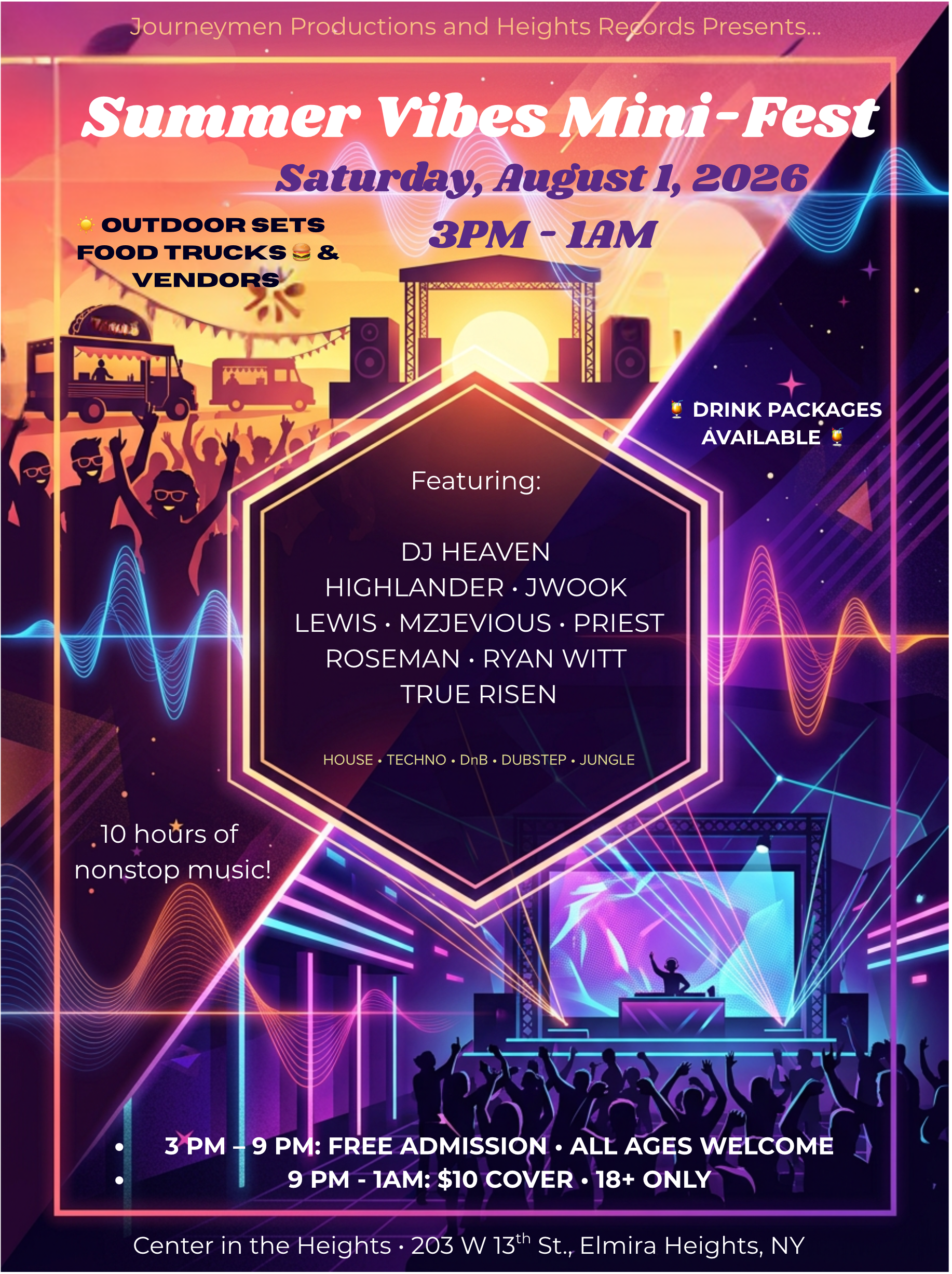 Summer Vibes Mini Fest NIGHT COVER CHARGE