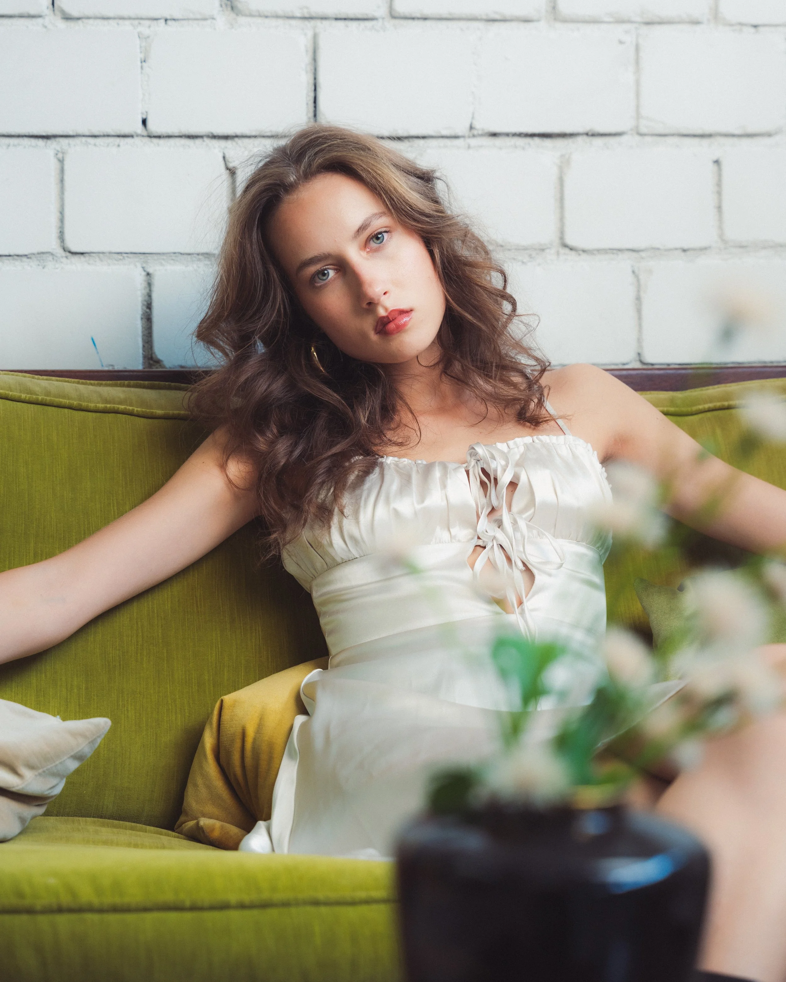 female portrait with cinematic light