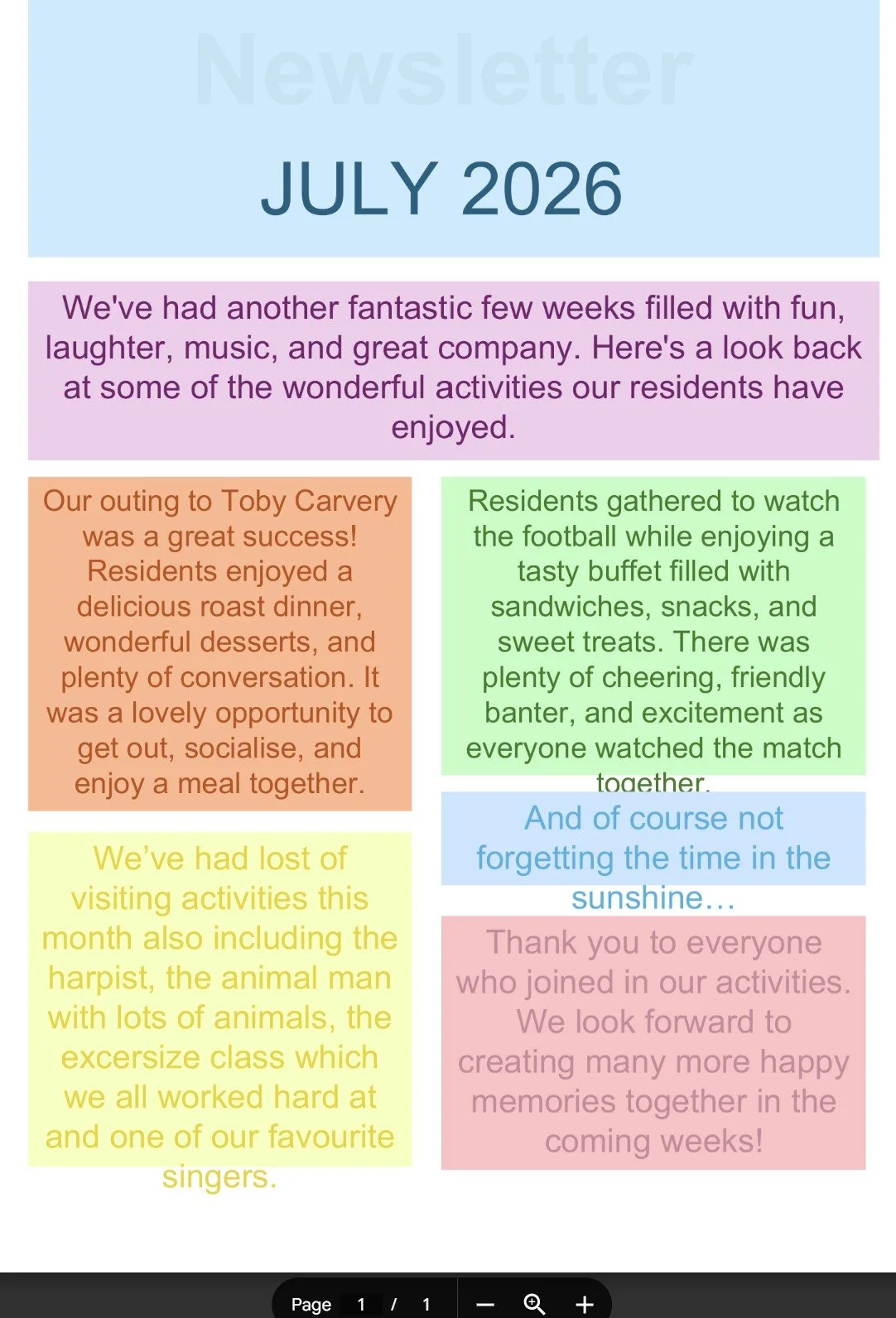 A Month of Music, Meals and Sunshine at Somerforde