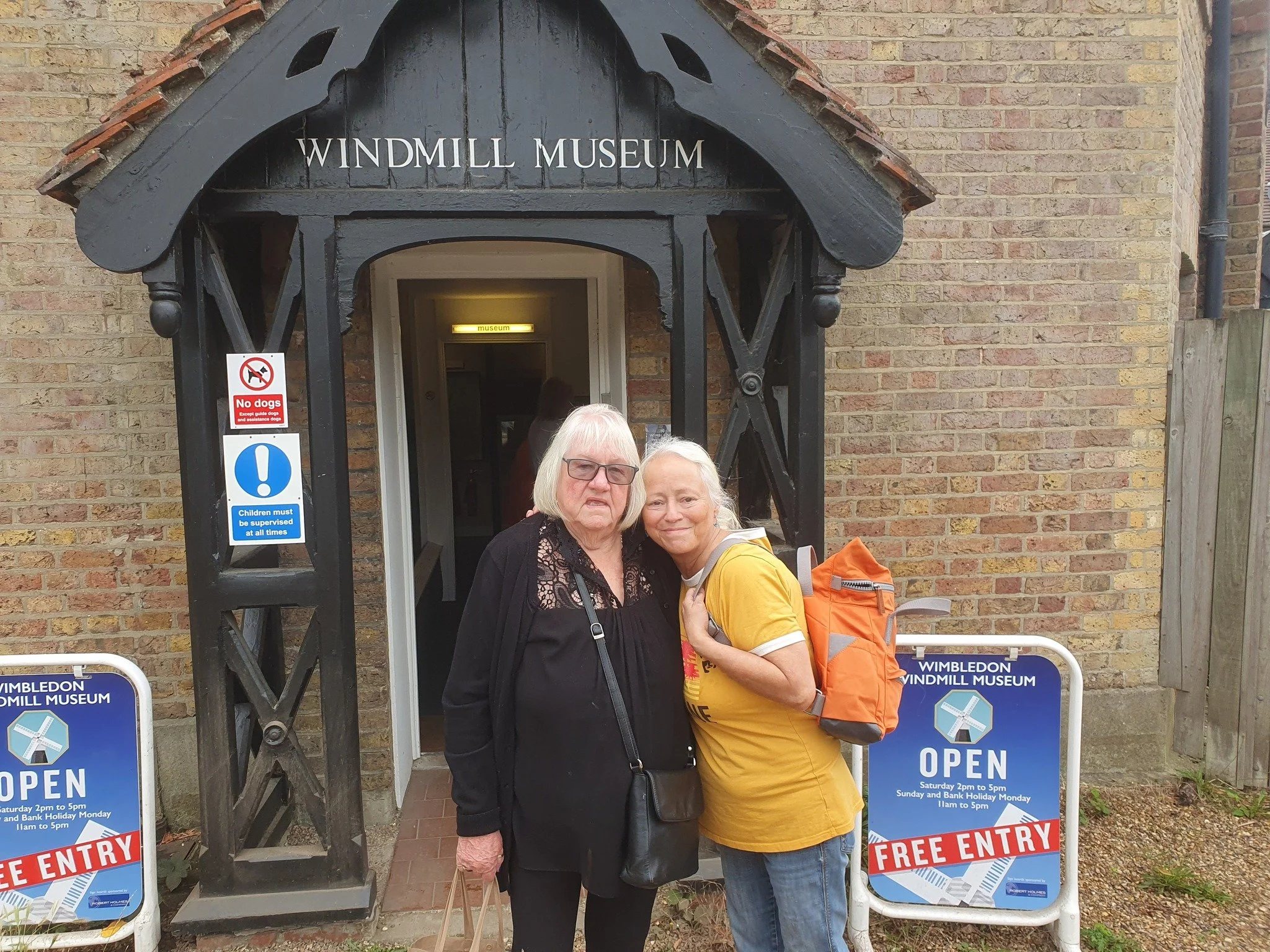 Image of our members on a day trip to the Windmill Museum