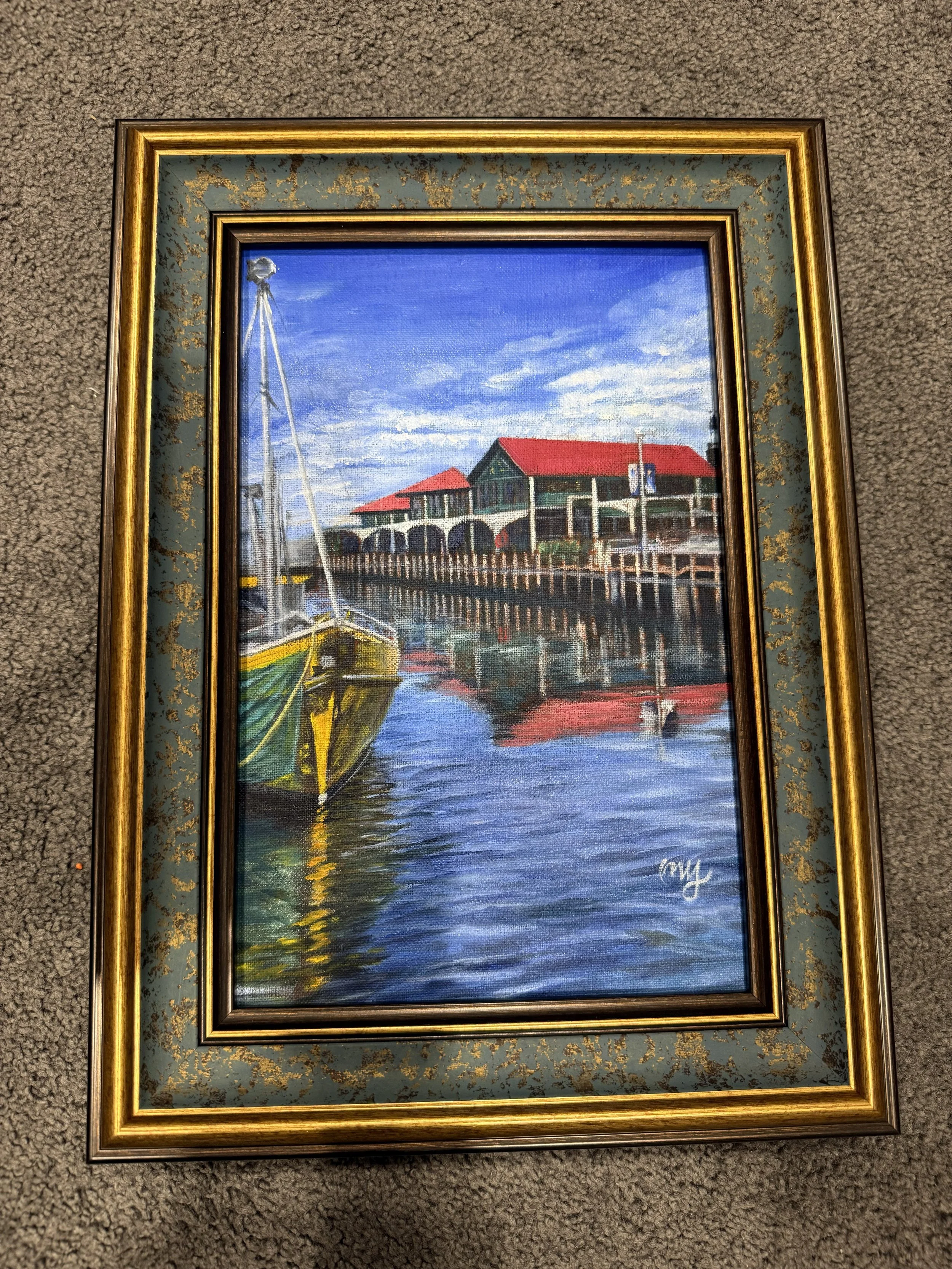 ReflectionsAlongTheWharf-Framed1.jpeg