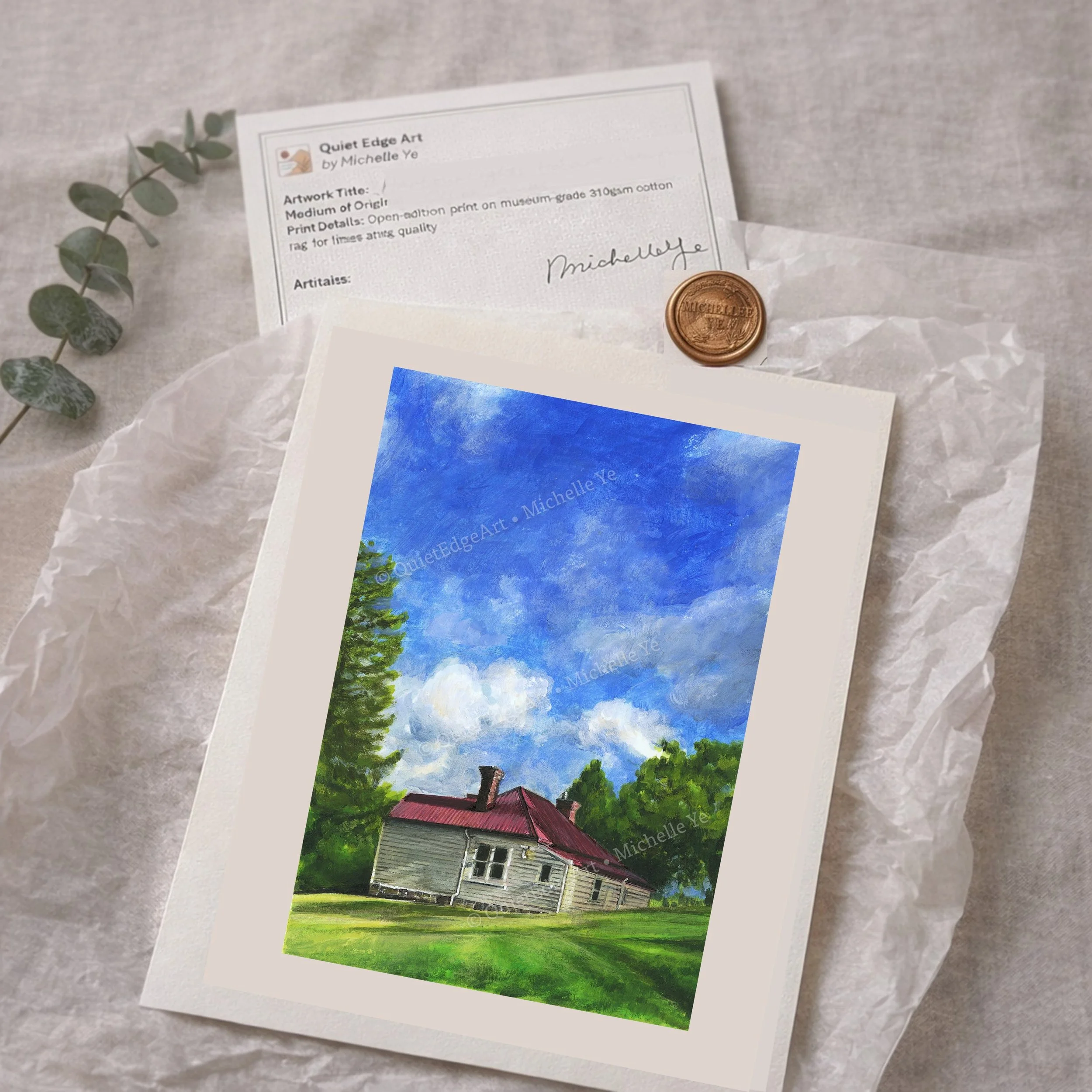 The Caretaker's Cottage (Fine Art Print)